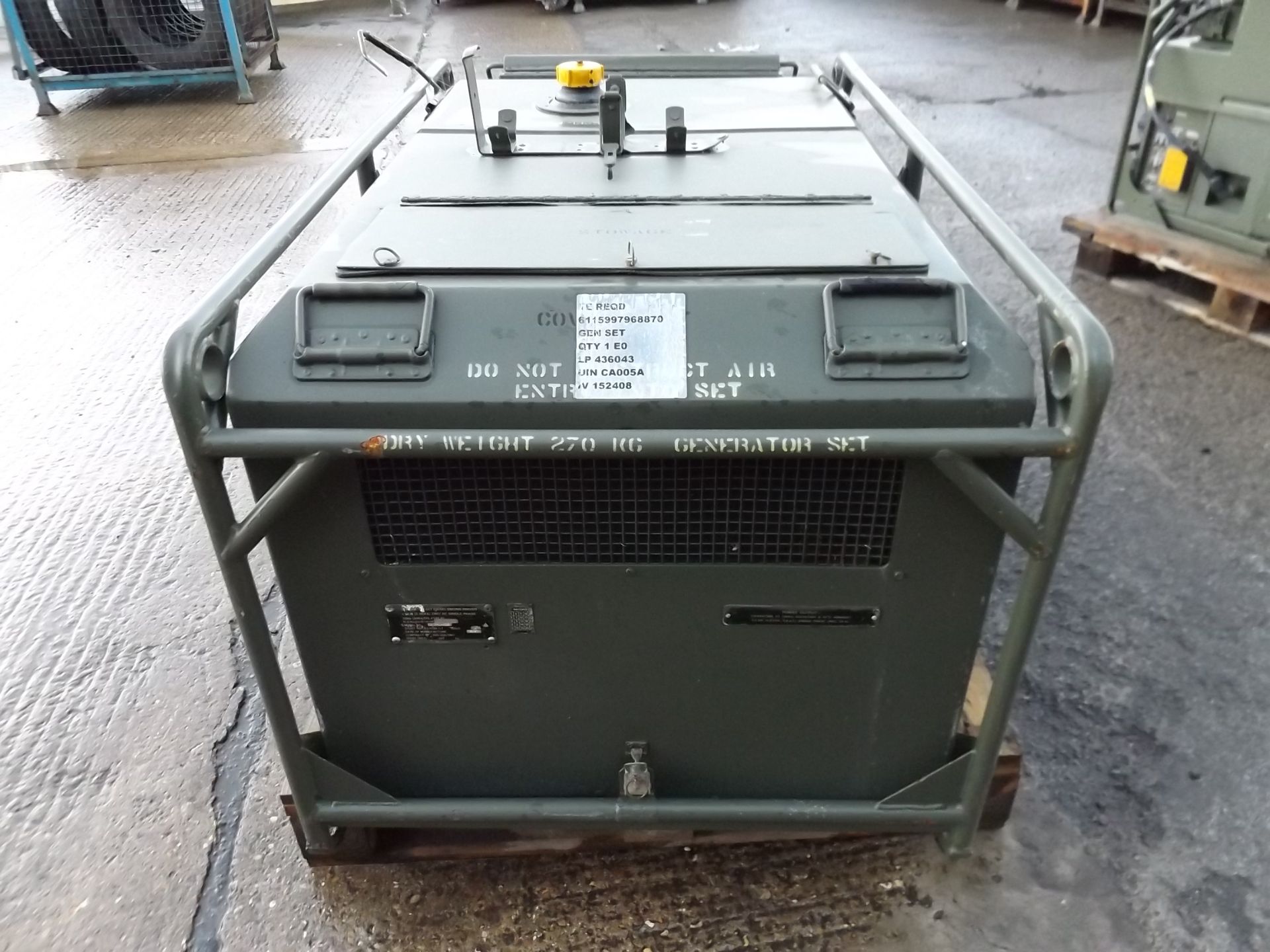 Lister Petter Air Log 4169 A 5.6 KVA Single Phase Diesel Generator - Image 4 of 10