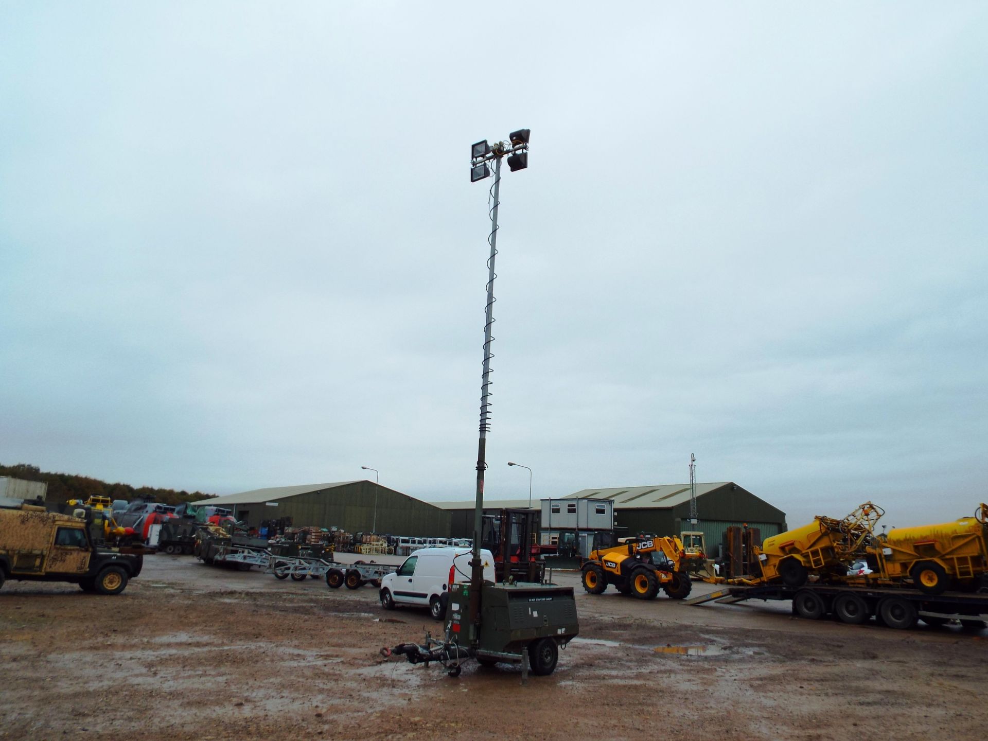 HyLite Kubota powered Trailer Mounted 9MTR Lighting Tower - Image 5 of 24