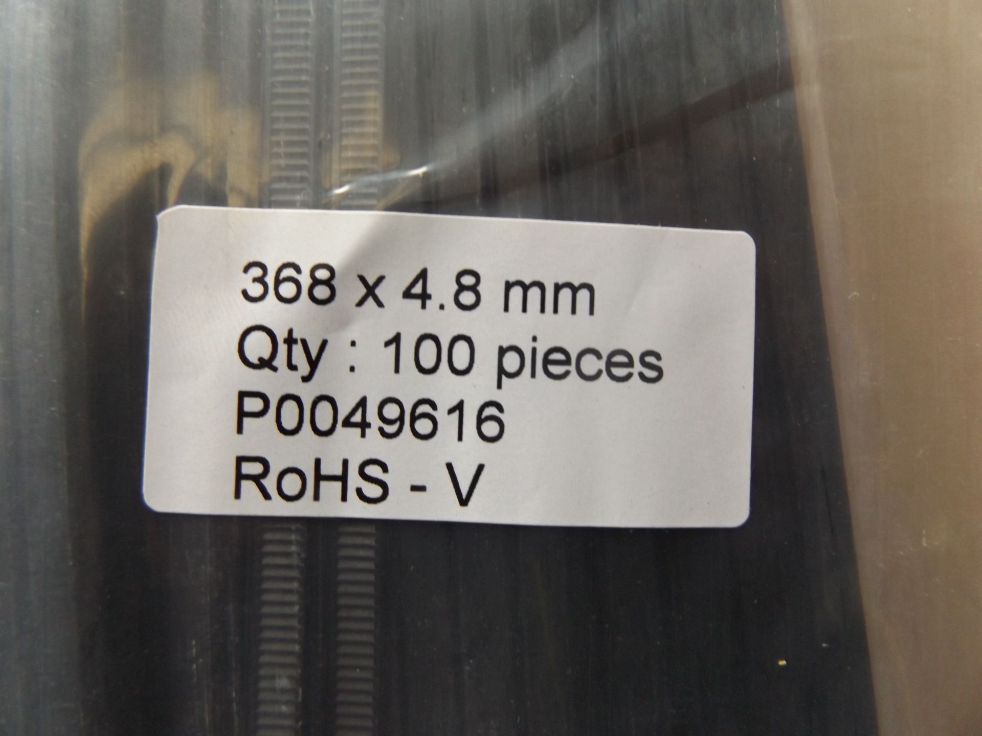 10,000 x 368x4.8mm Cable Ties P/No RSK-1646-04194 - Image 4 of 5