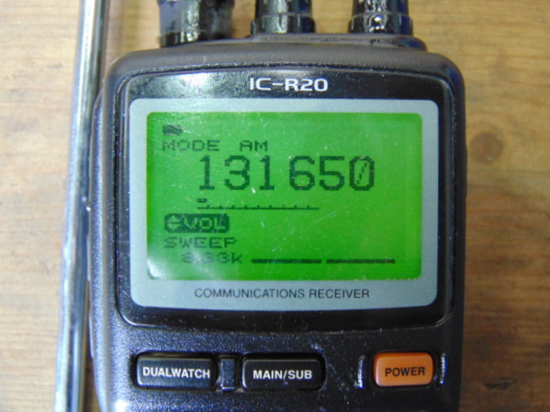 Icom IC-R20 Wideband Scanner Communications Receiver - Image 3 of 12