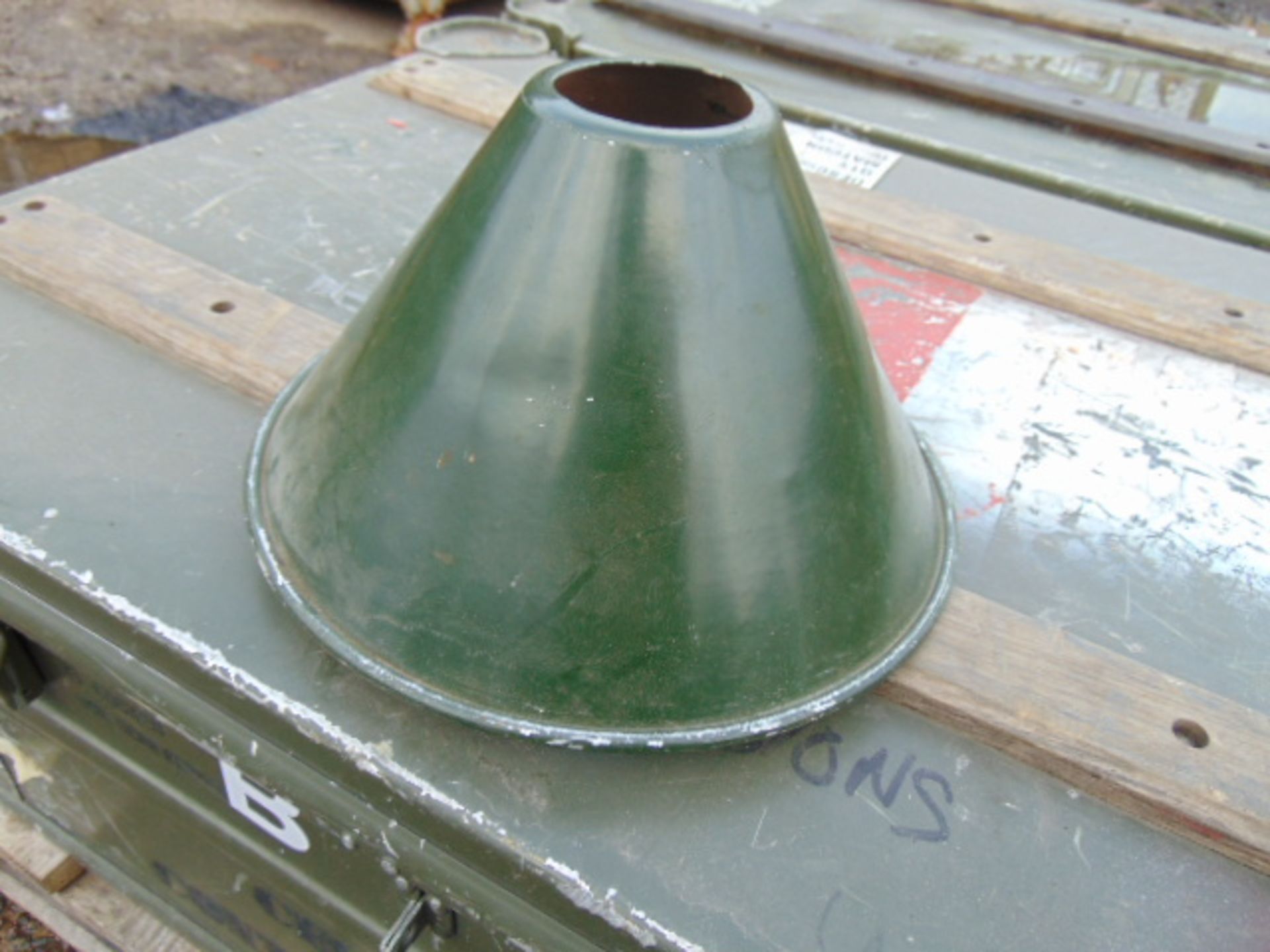 10 x Vintage Classic Military/Industrial Cone Style Pendant Light Shades - Image 3 of 5