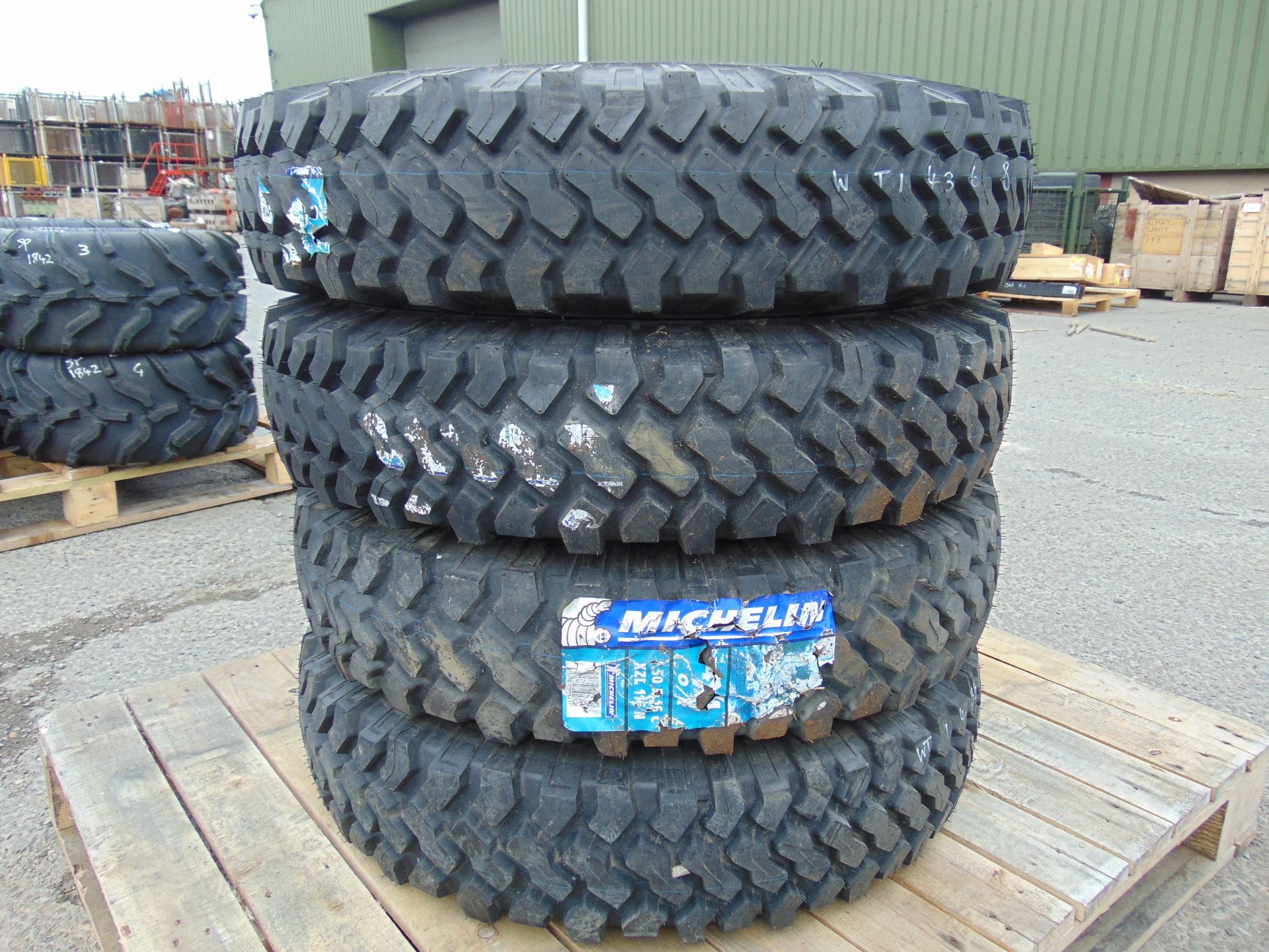 4 x Michelin 7.50 R16 XZL Tyres - Image 4 of 5