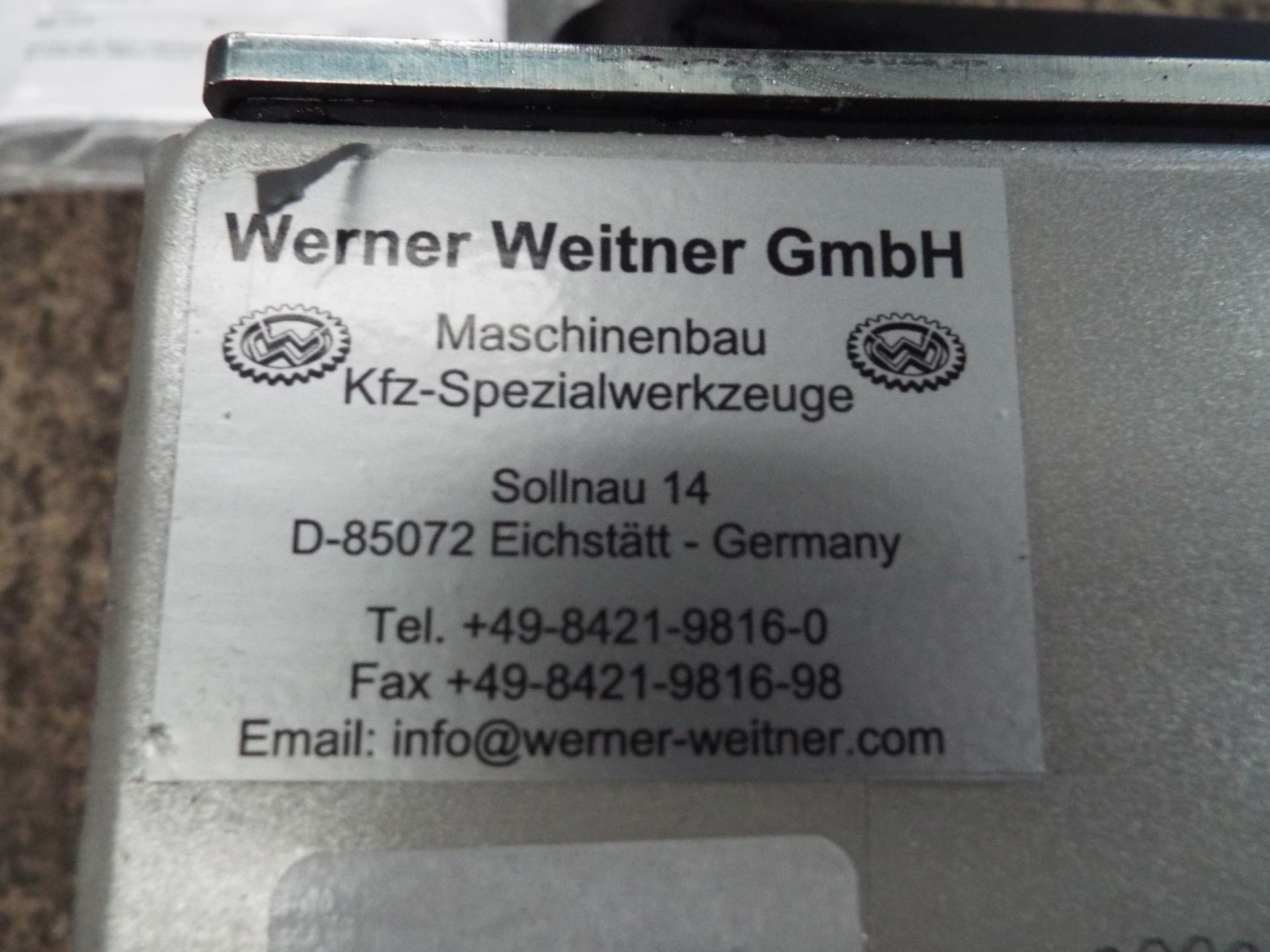 Werner Weitner GmbH ww-WL-1 700 Bar Air-Hydraulic Pump - Image 5 of 6