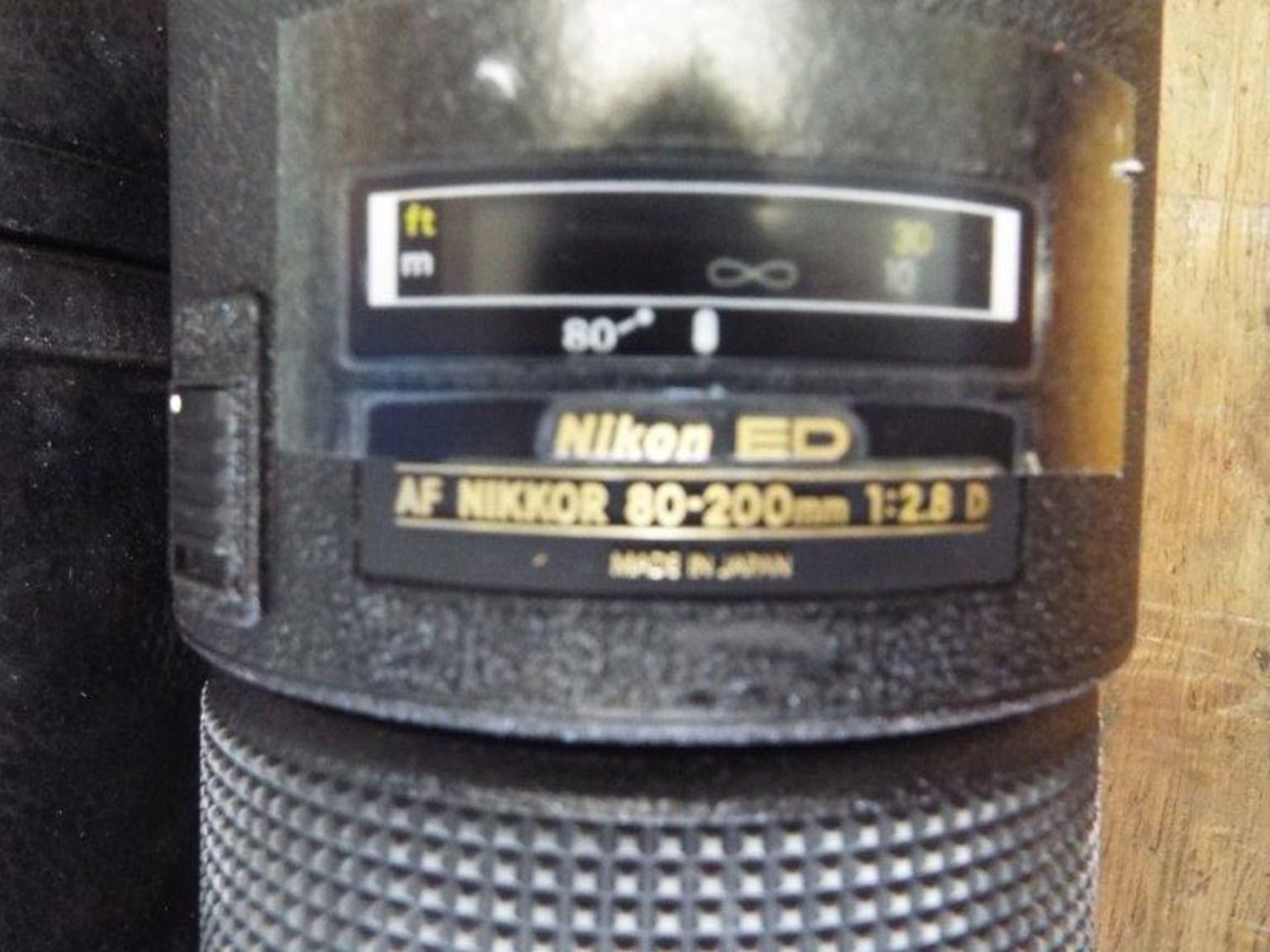 Nikon ED AF Nikkor 80-200mm 1:2.8 D Lense with Leather Carry Case - Bild 2 aus 7