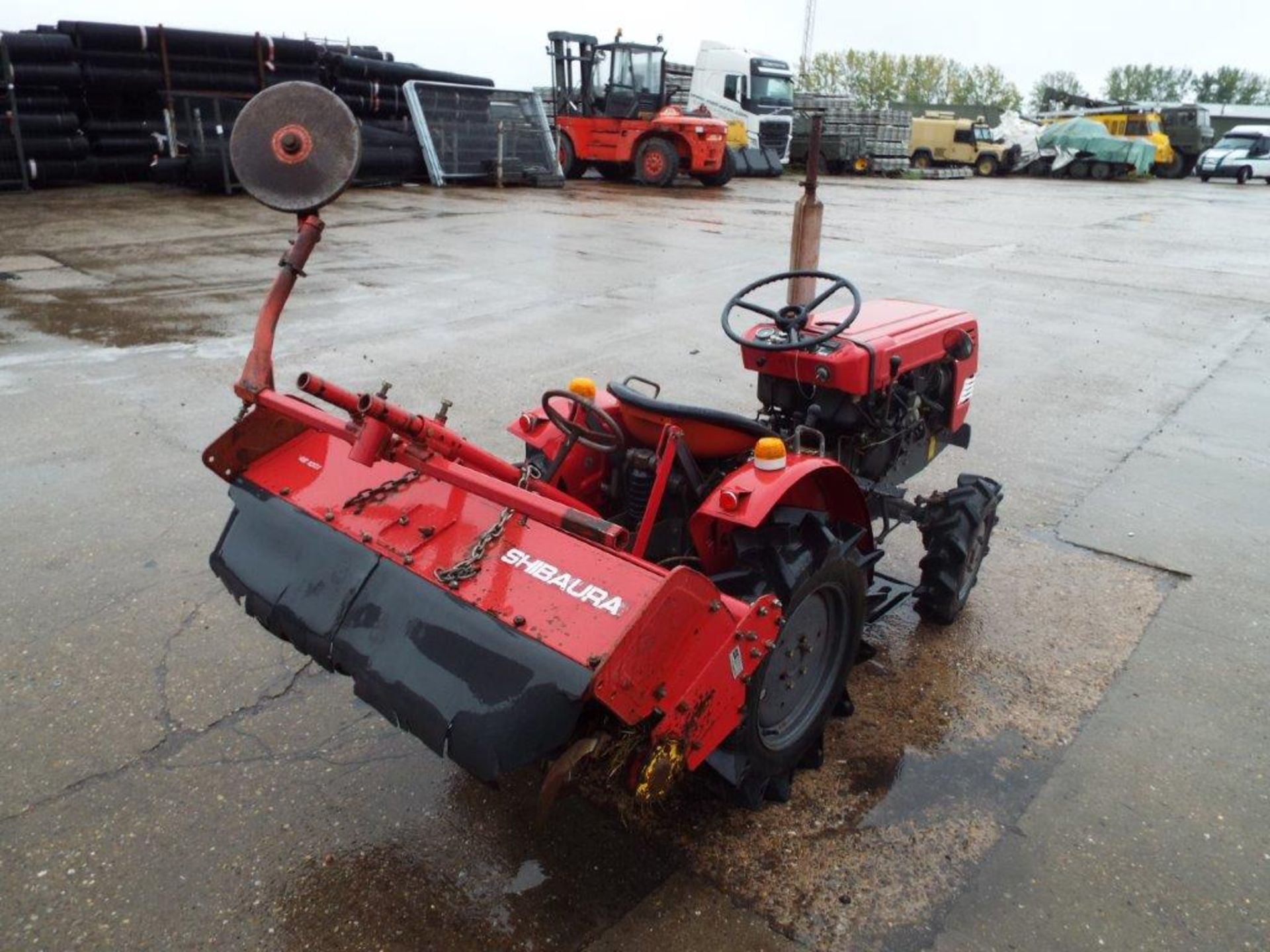 Shibaura 4WD Compact Tractor C/W Rotovator - Bild 7 aus 22