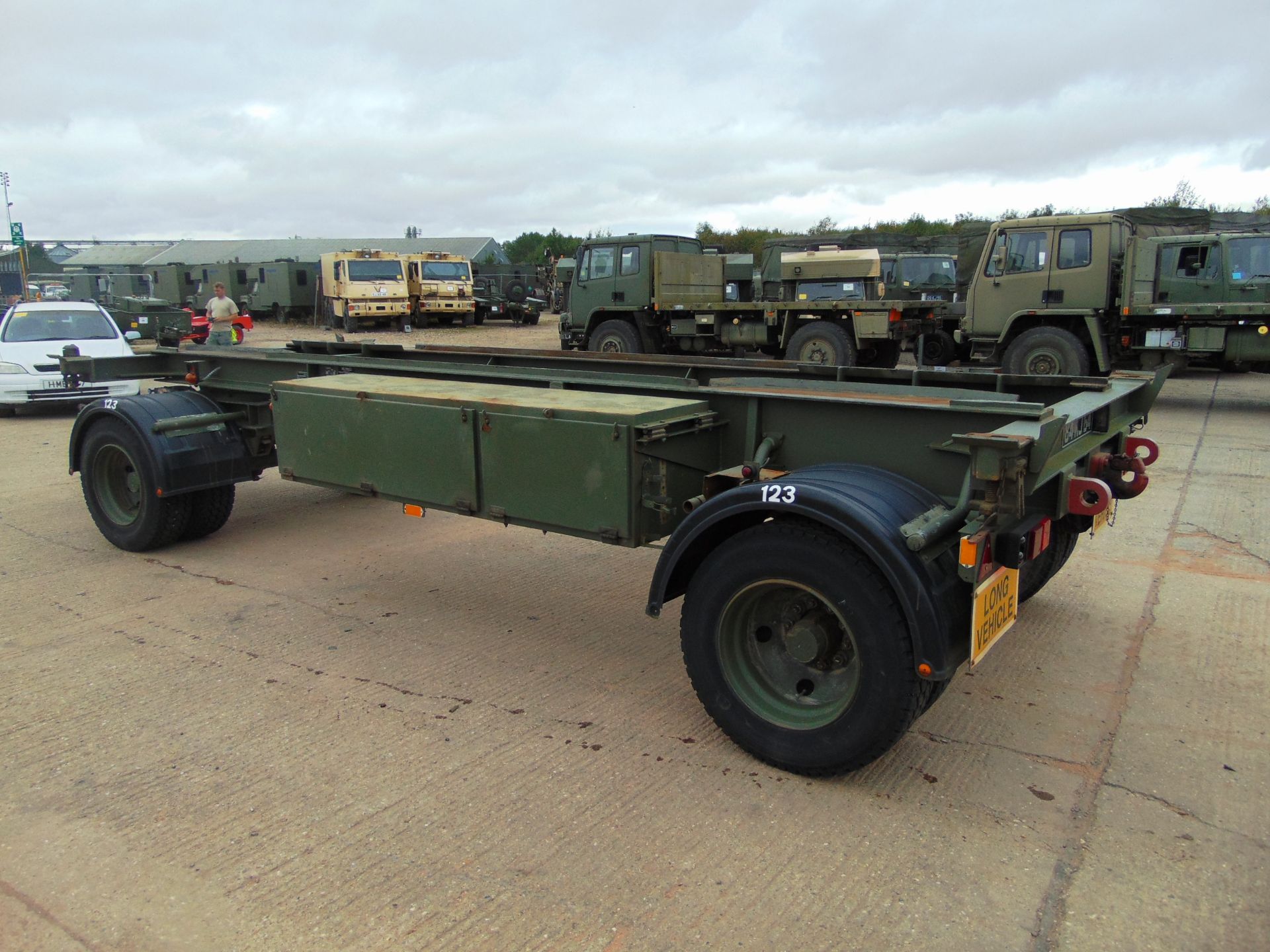 King DB 2 Axle 15 Tonne Skeletal drops/skip/container Trailer - Image 7 of 25