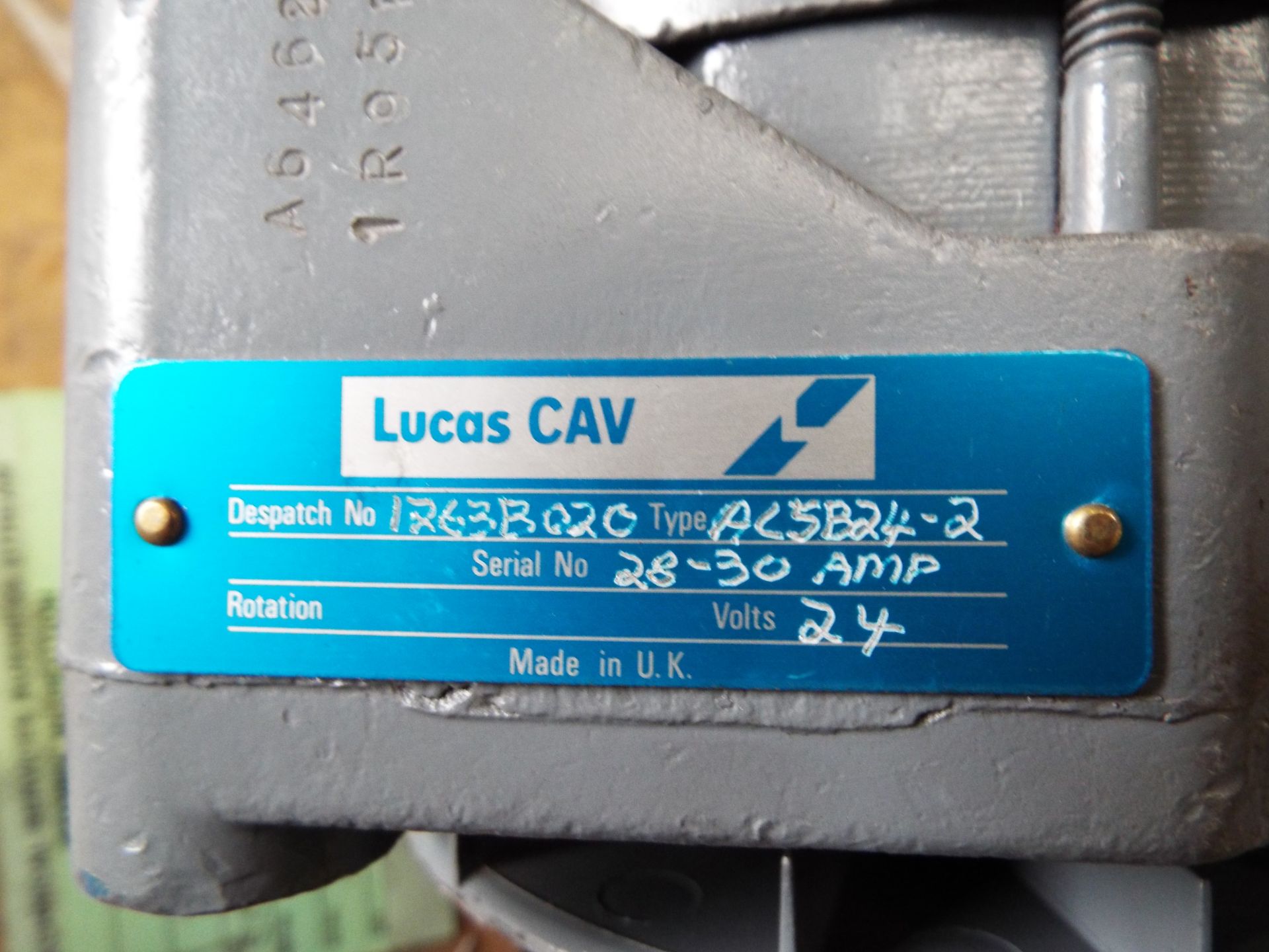 5 x Lucas Cav 24v Alternators - Image 4 of 5