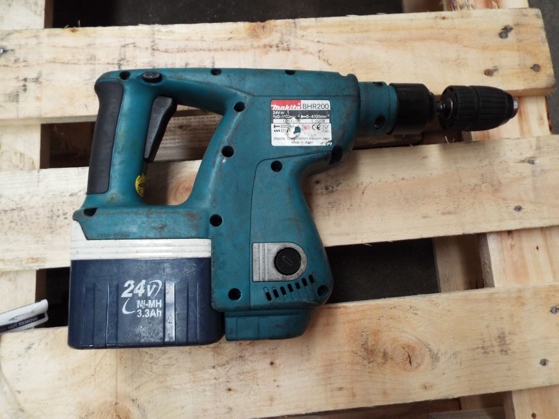 Makita BHR200 Hammer Drill with Battery and Charger - Bild 3 aus 7