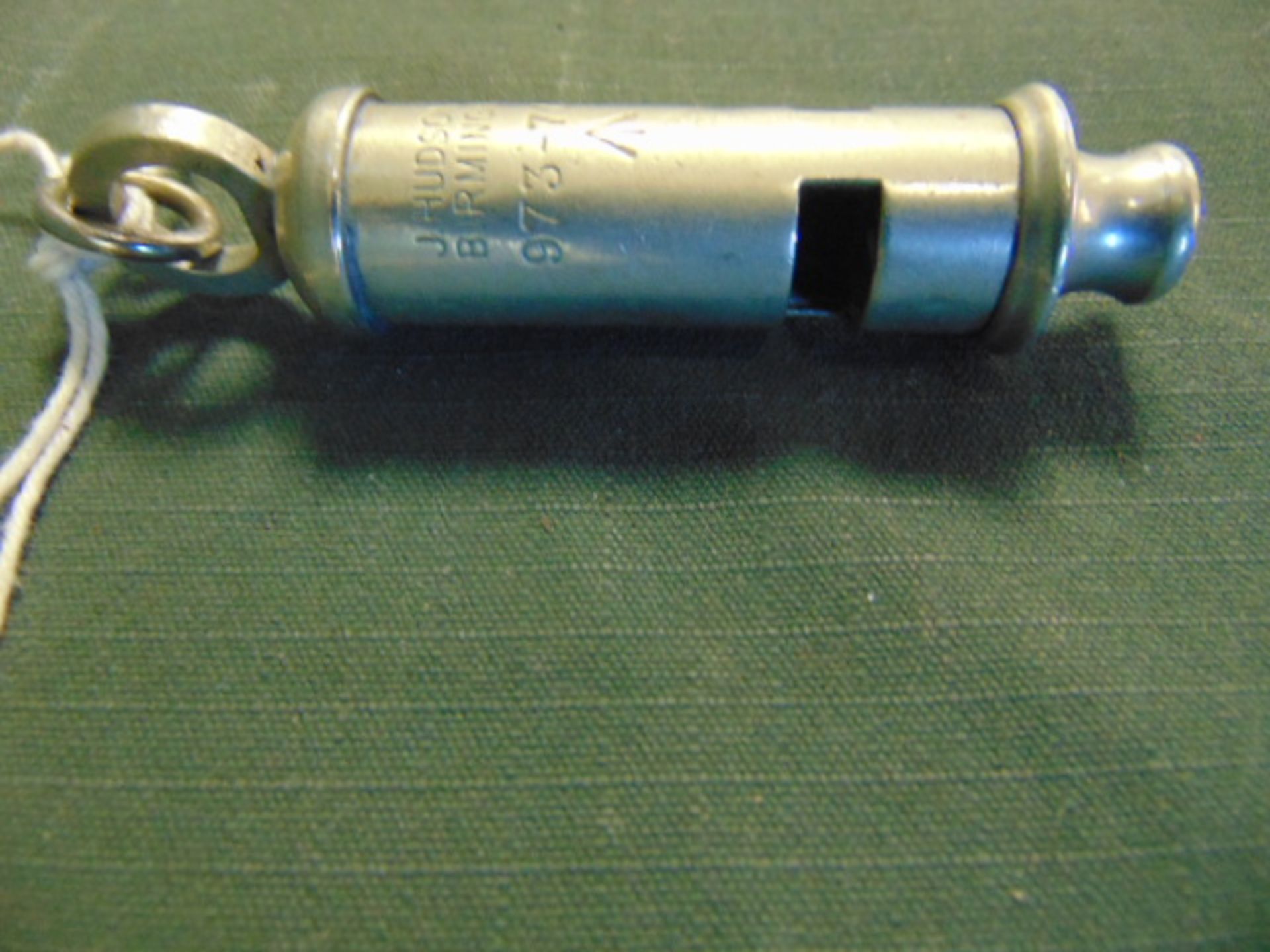 J Hudson & Co Service Whistle Broad Arrow Marked - Image 3 of 5