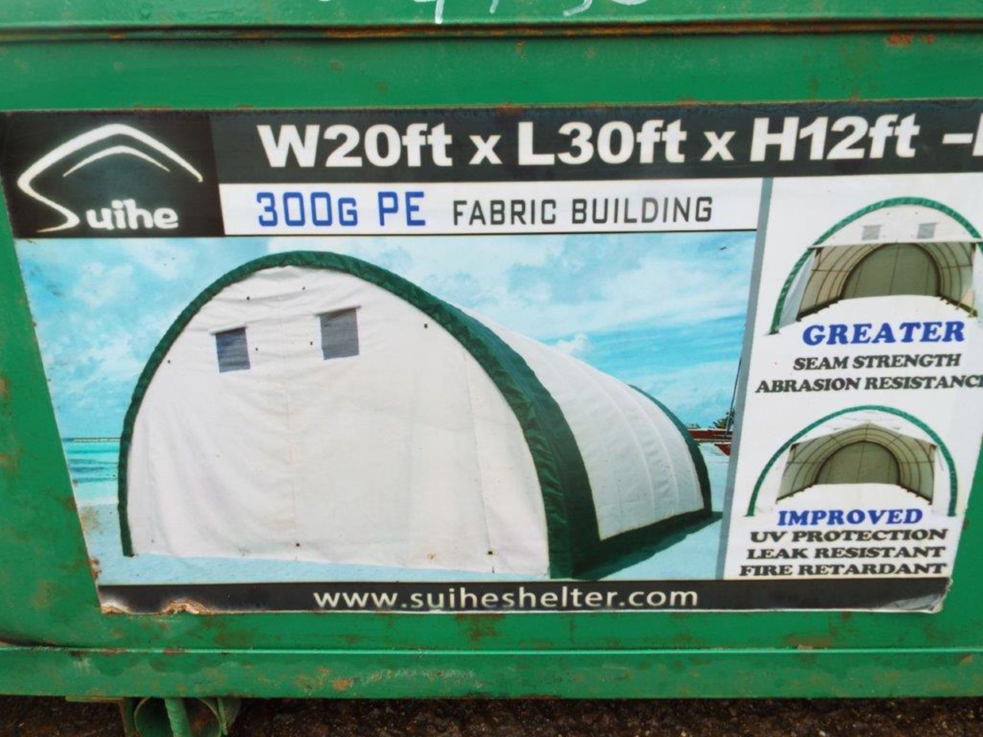 Heavy Duty Storage Shelter 20'W x 30'L x 12' H - Image 2 of 6