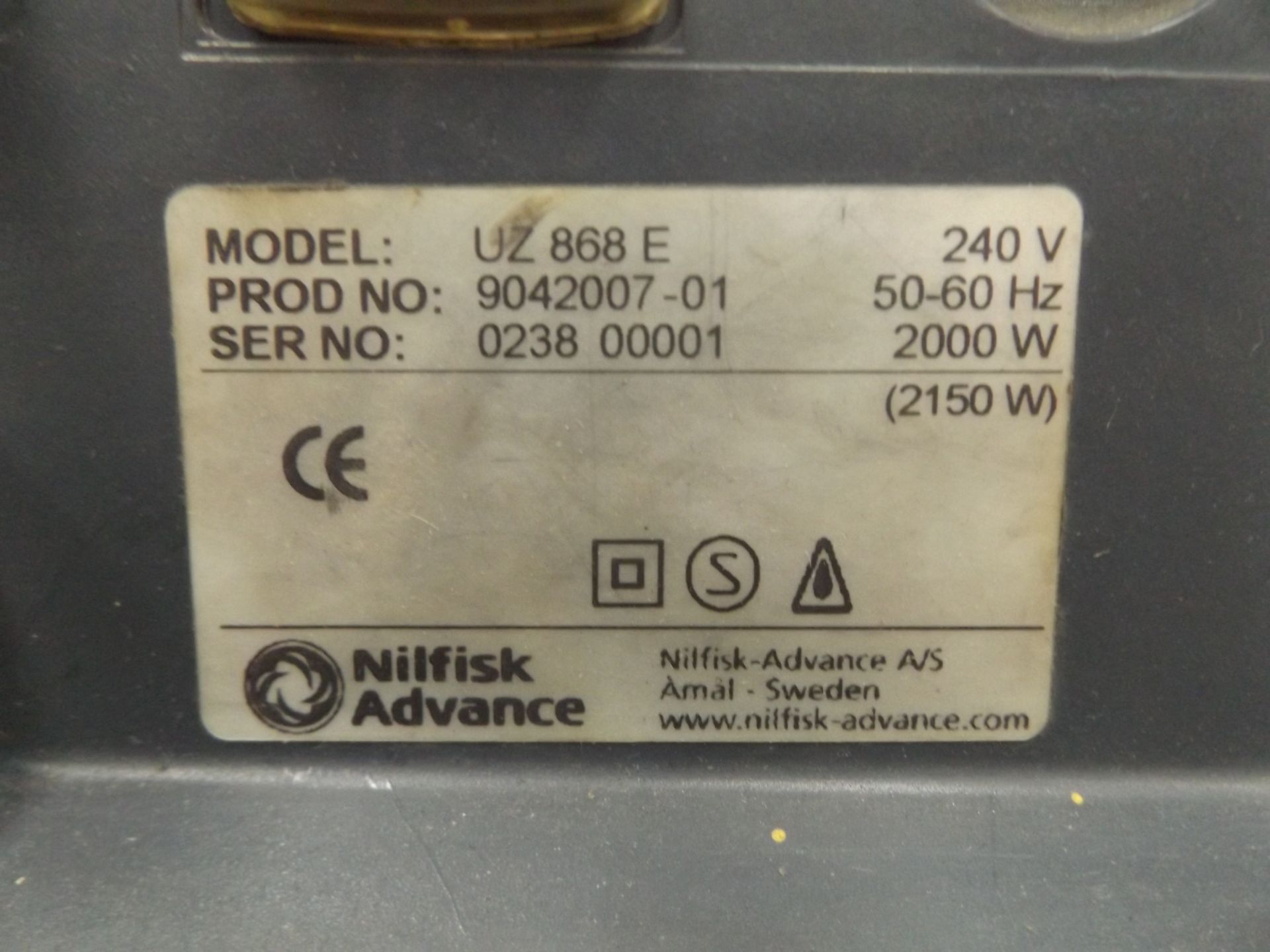 Nilfisk-Advance UZ 868 E HD Vacuum Cleaner - Image 4 of 5