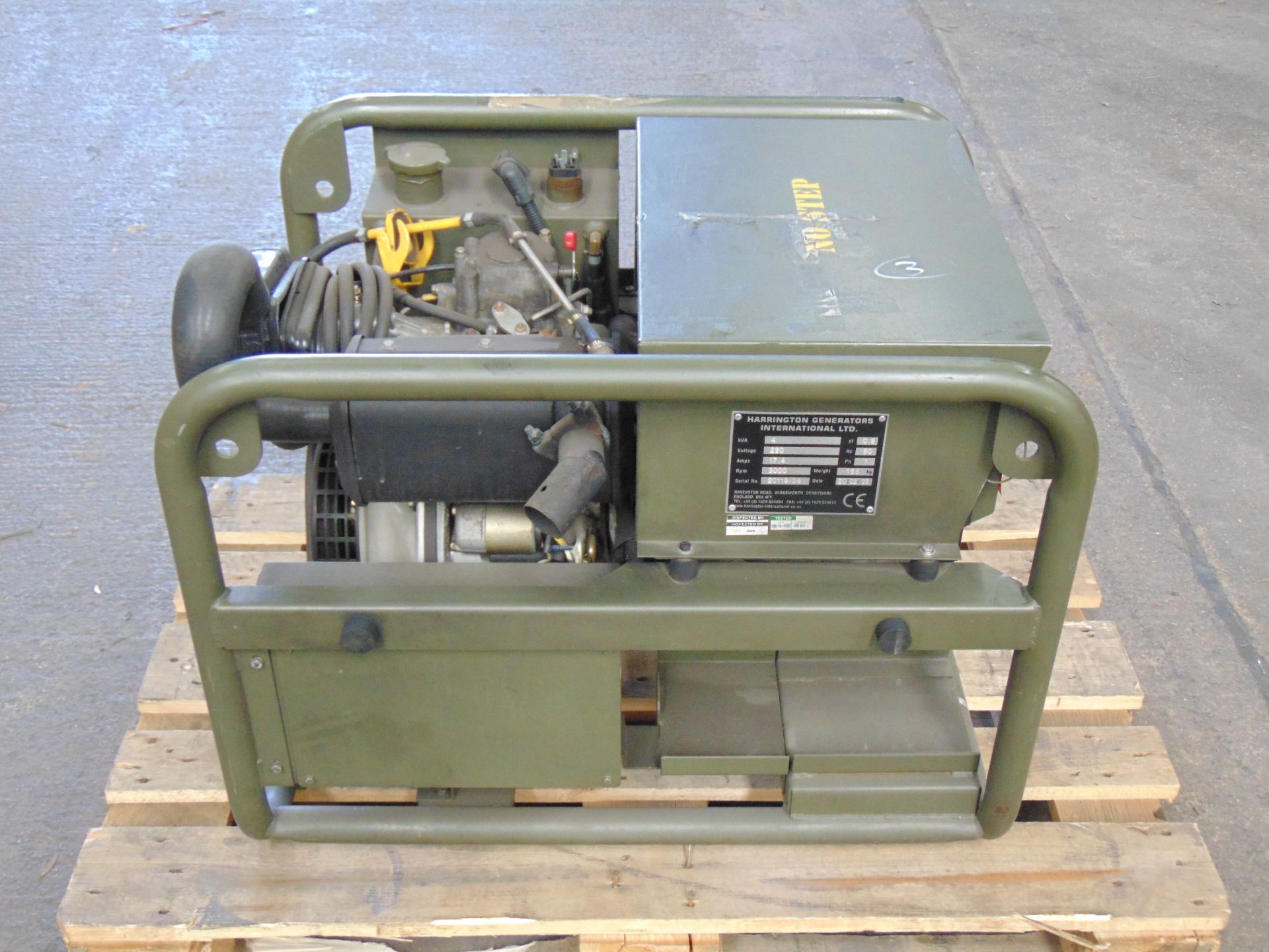 Harrington 4 kVA, 230V Diesel Generator