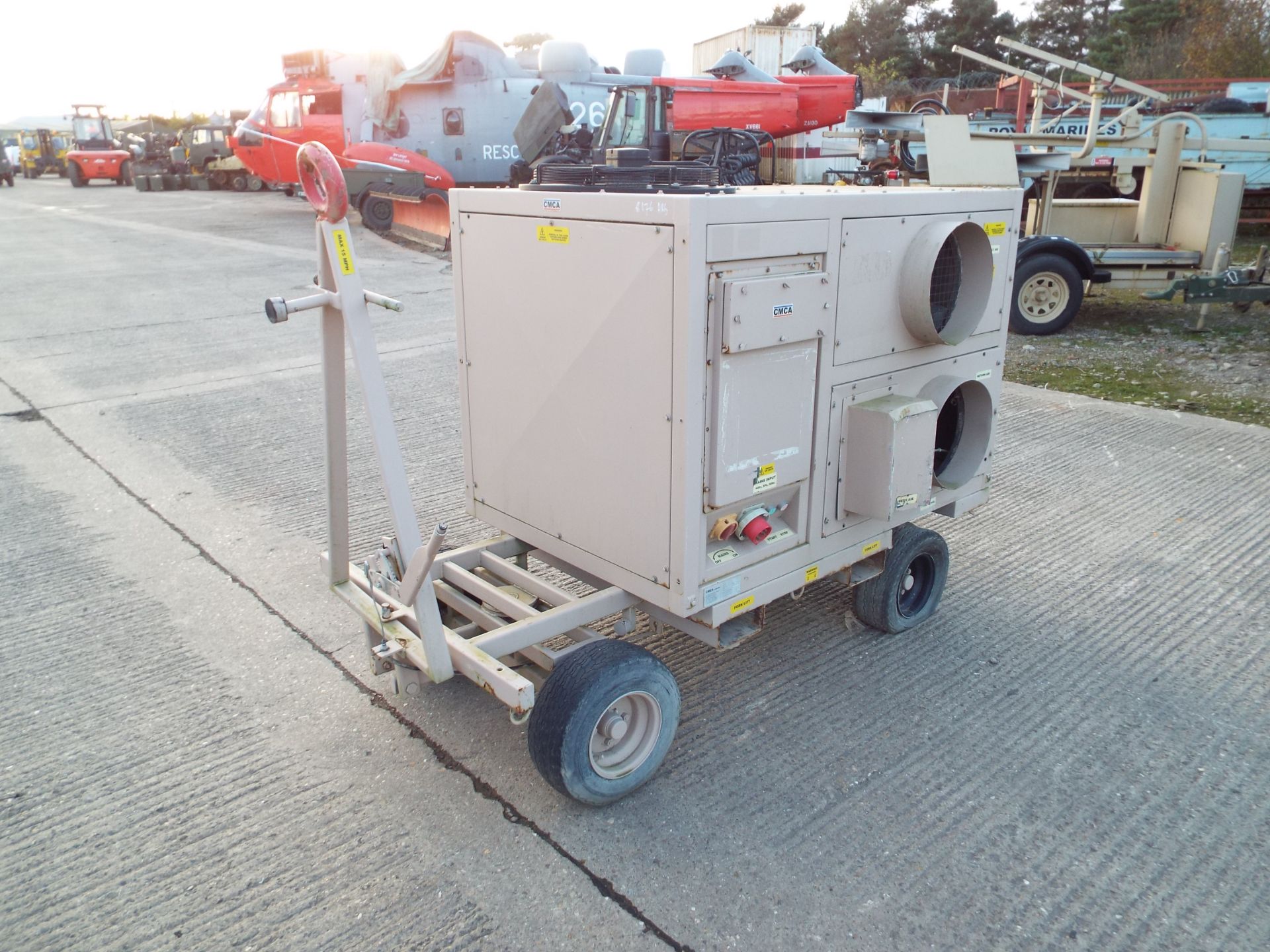 Trailer Mounted CMCA C120-S Ruggedised Air Conditioning Unit - Image 2 of 12