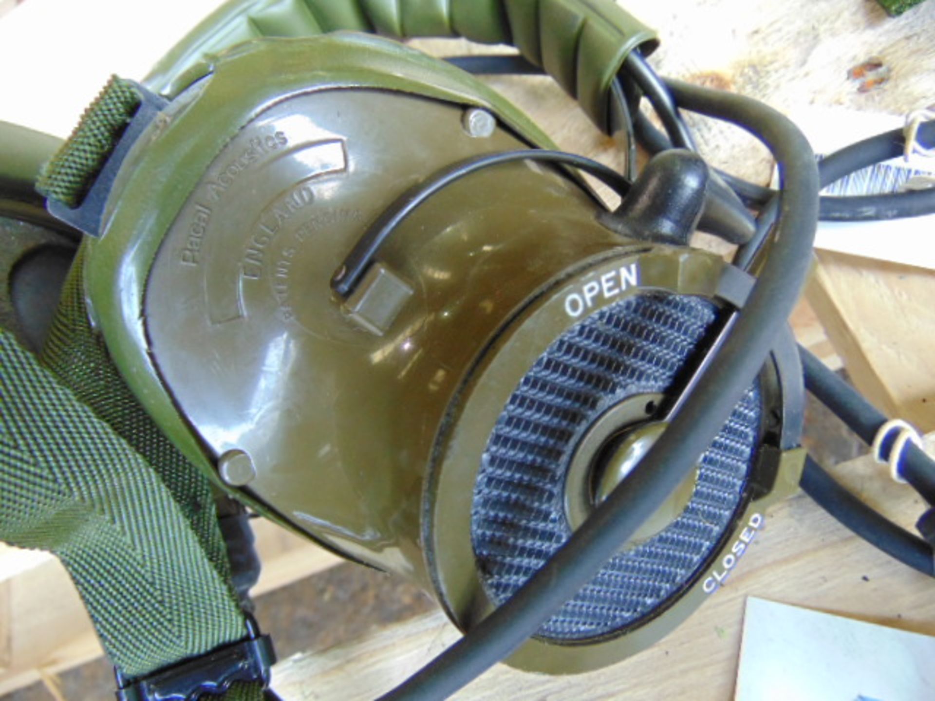 2 x Clansman Racal Crew Vehicle Headsets - Image 3 of 7