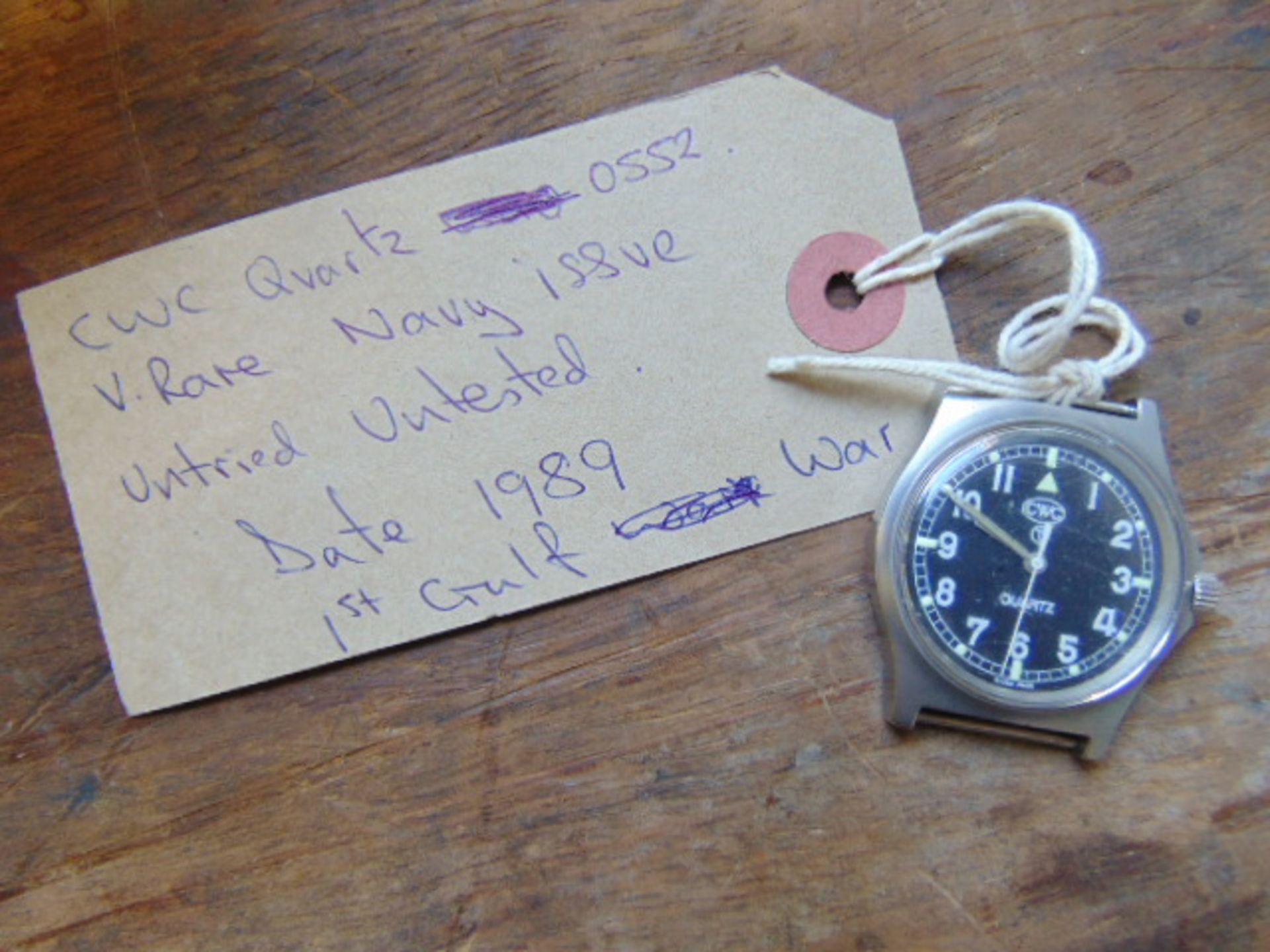 Very Rare Genuine, Navy Issue 0552, CWC Quartz Wrist Watch - Image 2 of 4