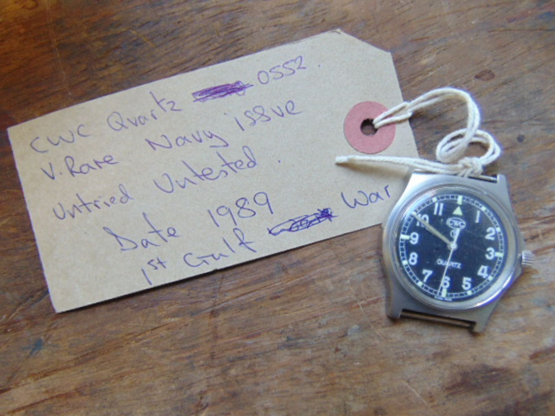 Very Rare Genuine, Navy Issue 0552, CWC Quartz Wrist Watch - Bild 2 aus 4