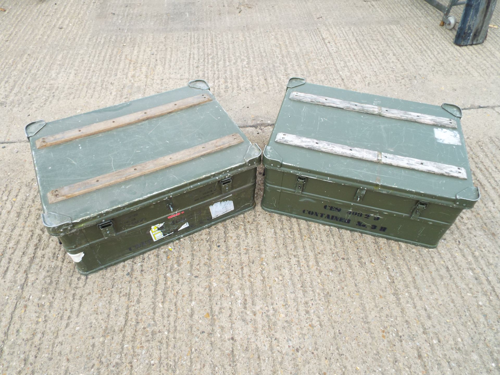 2 x Heavy Duty Zarges Aluminium Cases