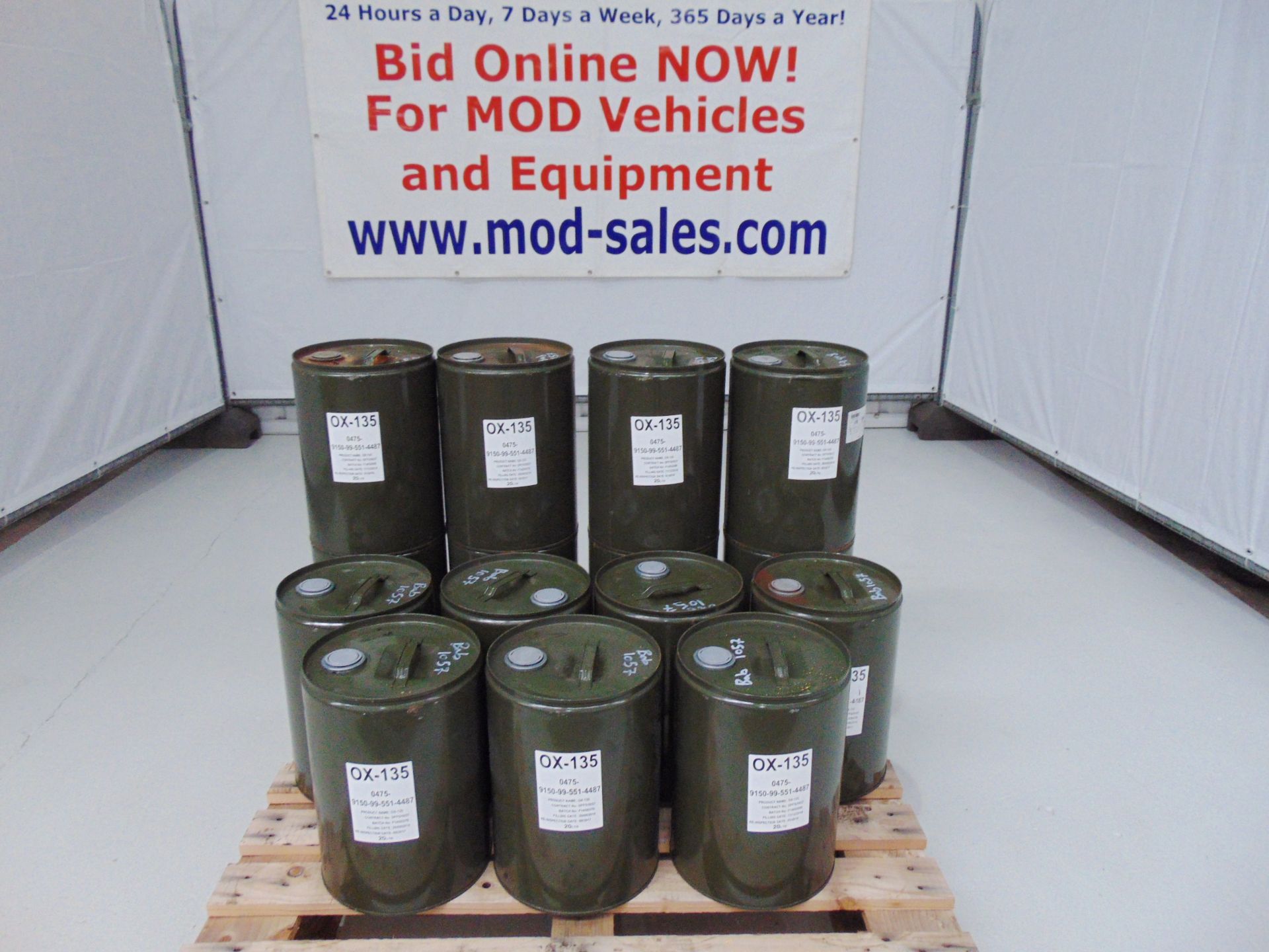 15 x Unissued 20L Cans of OX-135 Refridgerant Compressor Lubricating Oil - Image 2 of 6