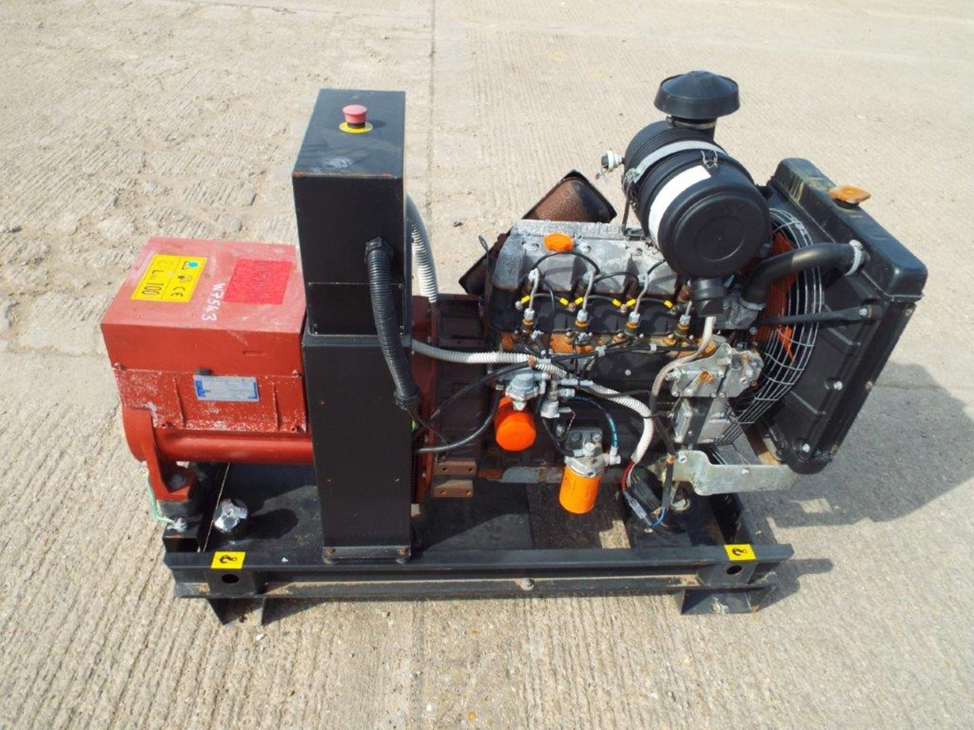 Scorpion DL35 35 kVA, 3 Phase Skid Mounted Diesel Generator - ONLY 74 hours! - Image 8 of 13