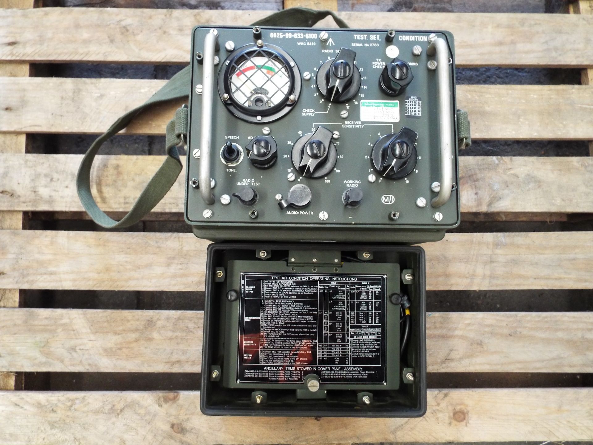 Clansman Radio Condition Test Kit
