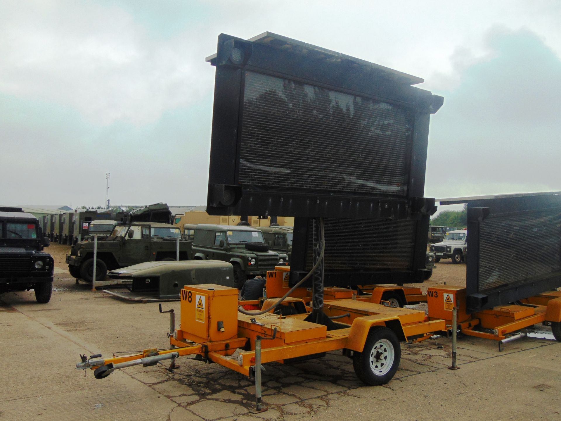 American Signal Co. Single Axle Trailer Mounted Solar Message Board - Image 24 of 24