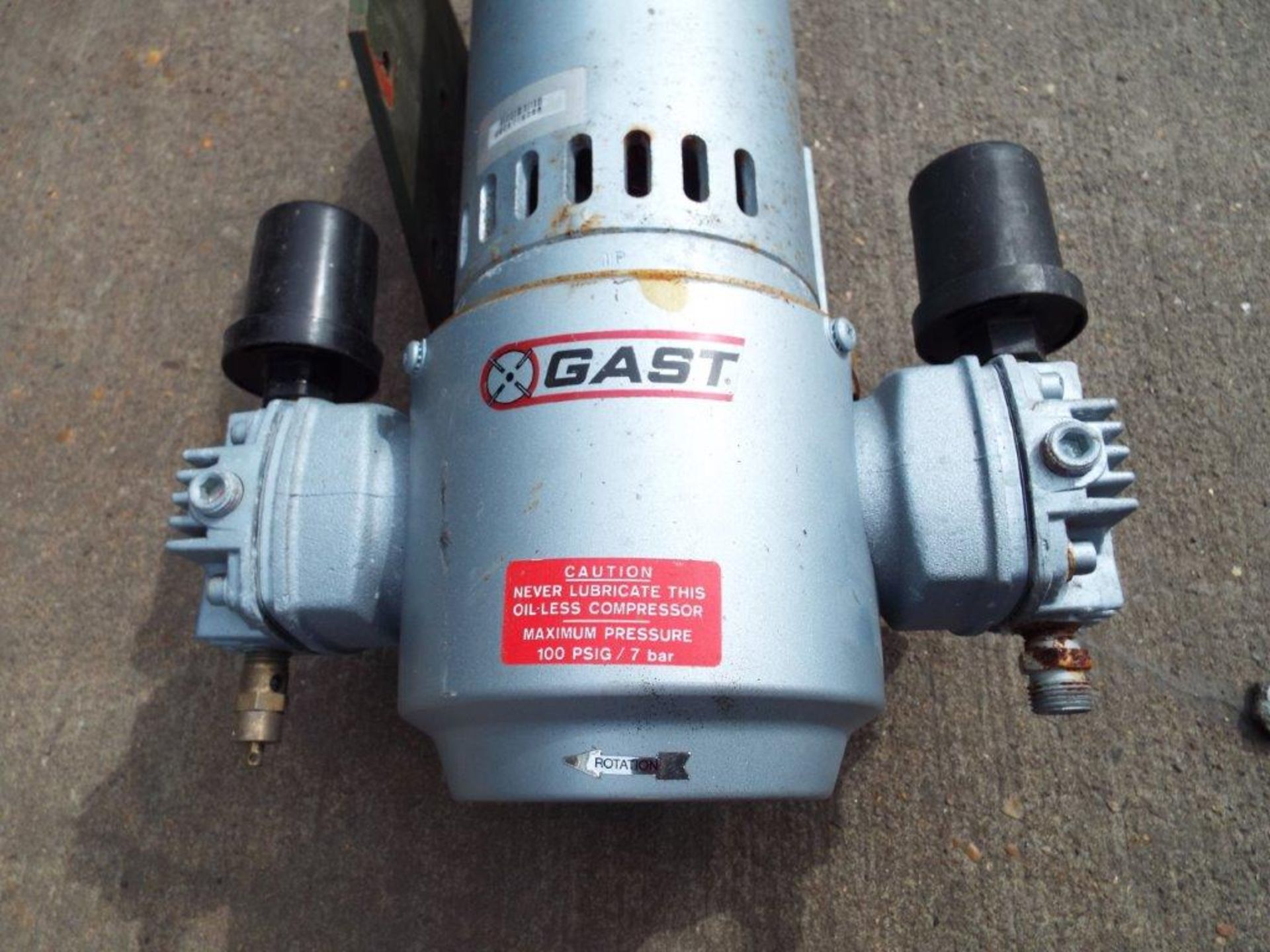 Gast 24V Compressor - Image 2 of 6