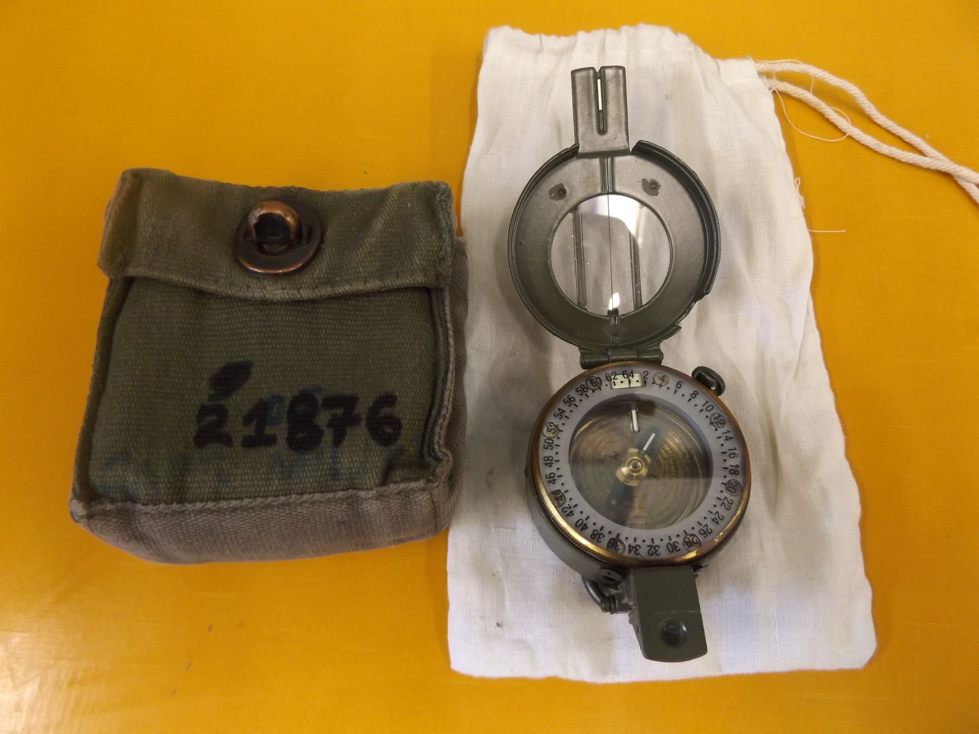 Unissued Stanley Prismatic Compass