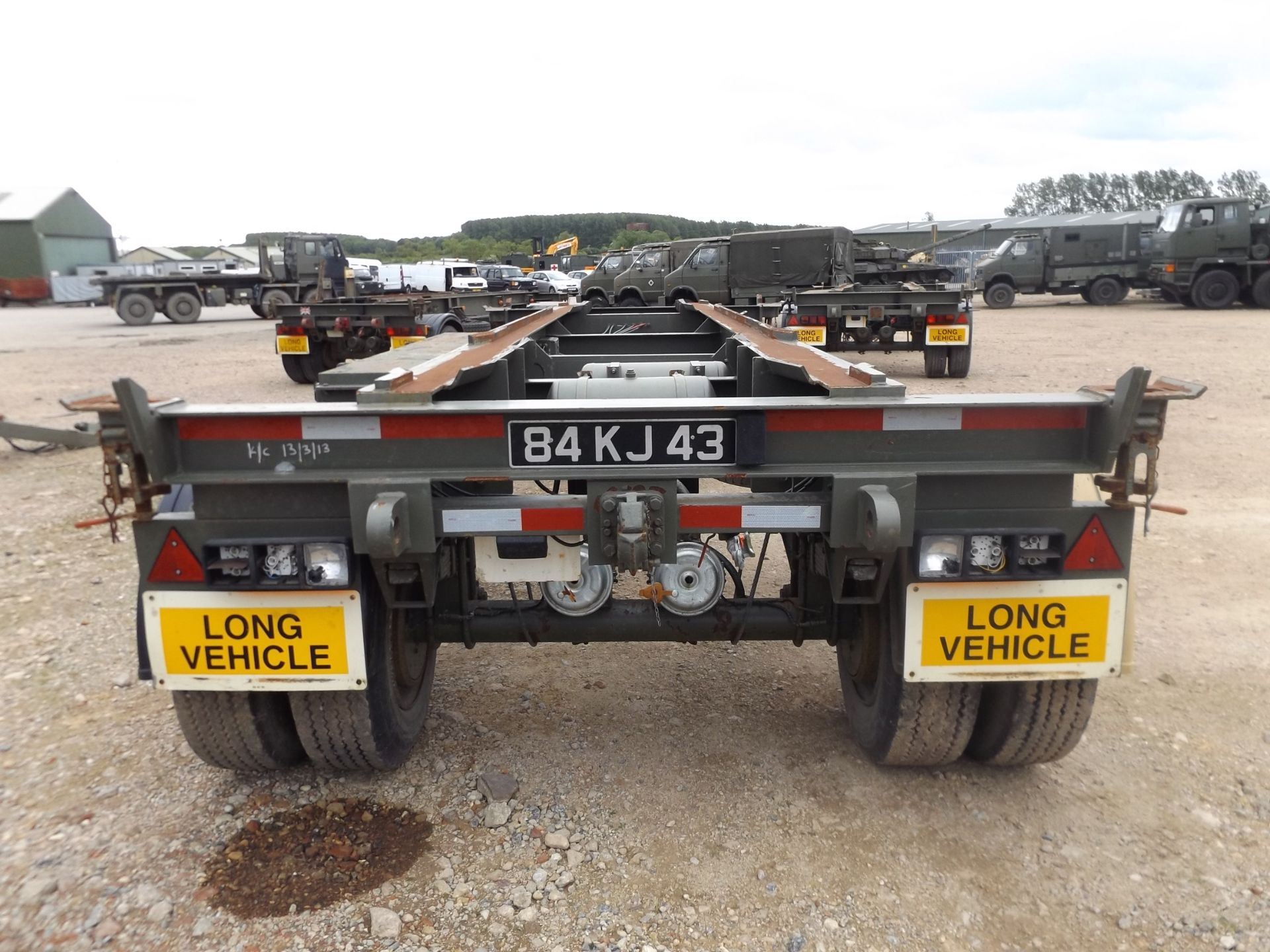 King DB 2 Axle 15 Tonne Skeletal drops/skip/container Trailer - Image 2 of 10