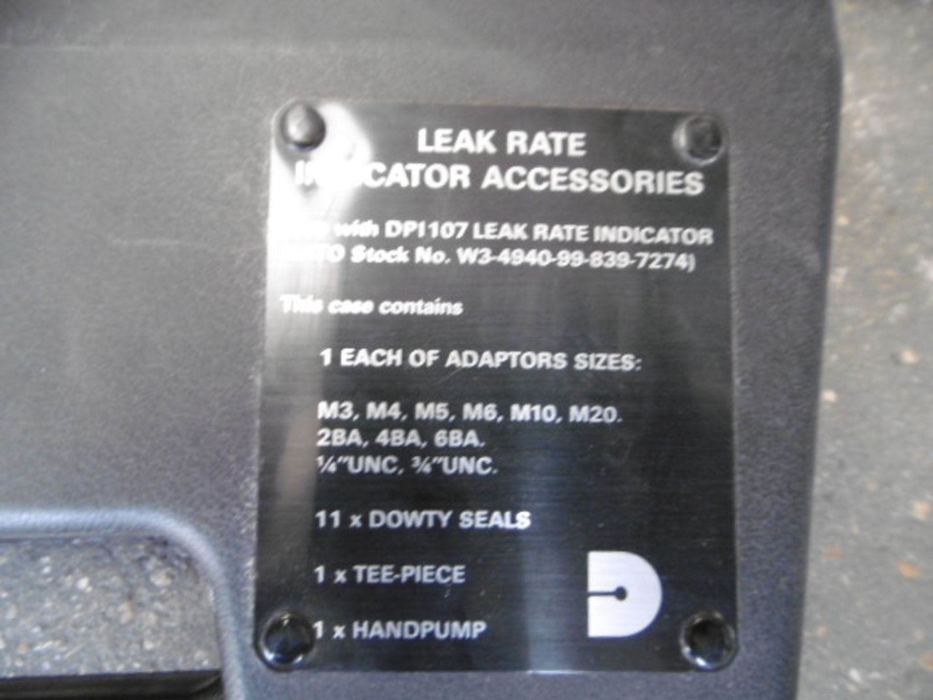 Druck DPI107 Leak Rate Indicator Kit - Image 7 of 9