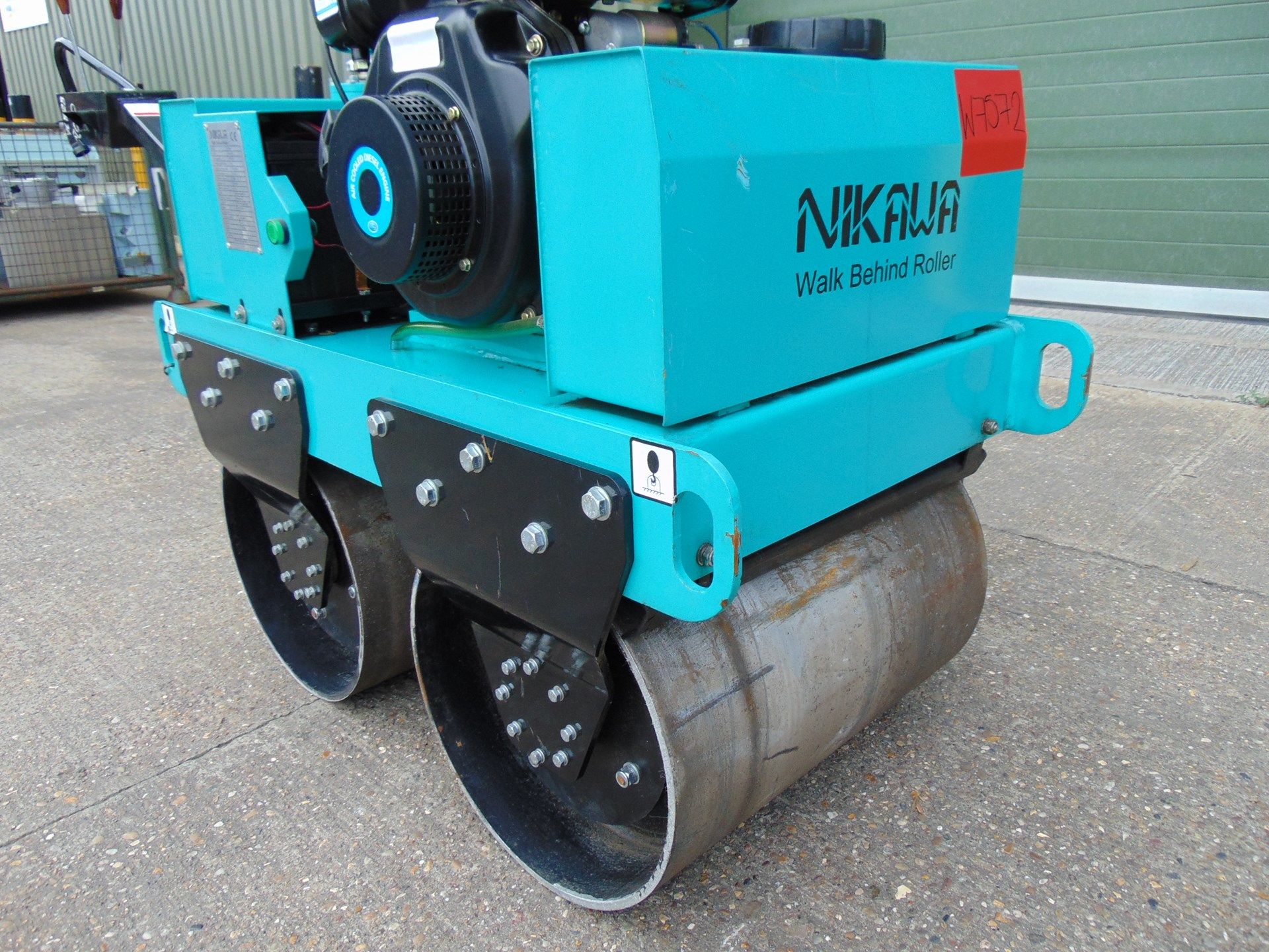 New & Unused Nikawa N2000 Smooth Drum Walk Behind Roller - Image 5 of 16