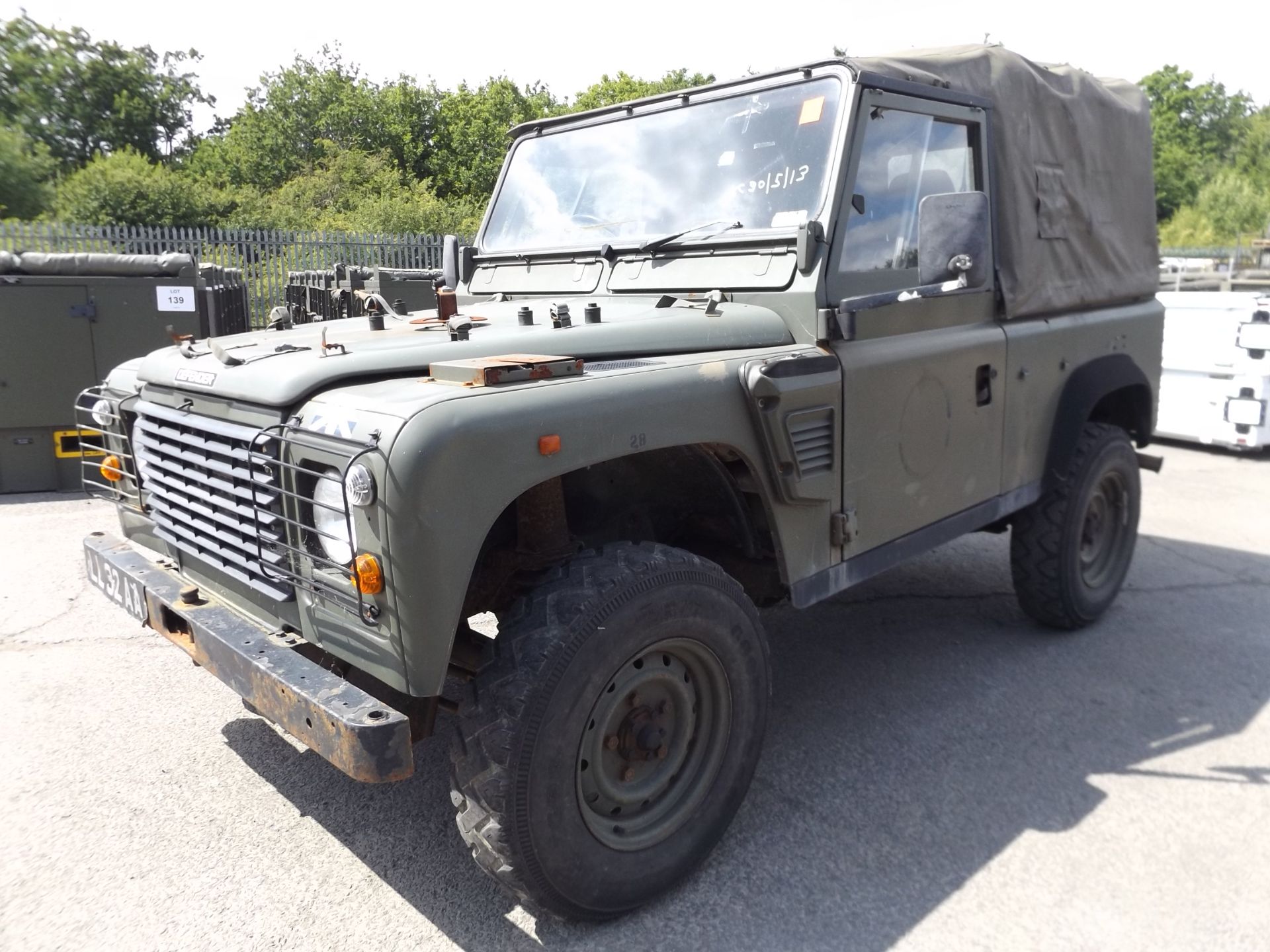 Military Specification Land Rover Wolf 90 Soft Top with Remus upgrade - Image 4 of 19