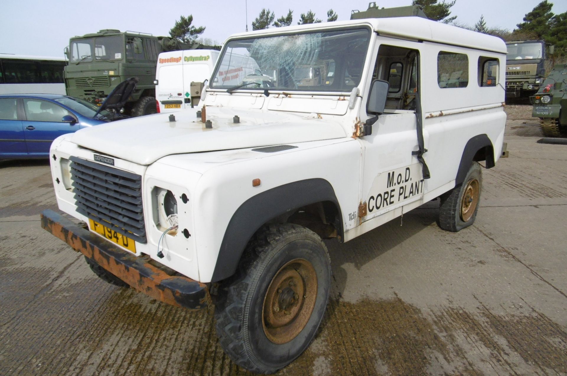 Land Rover 110 Hard Top suitable for spares or repairs - Image 3 of 13