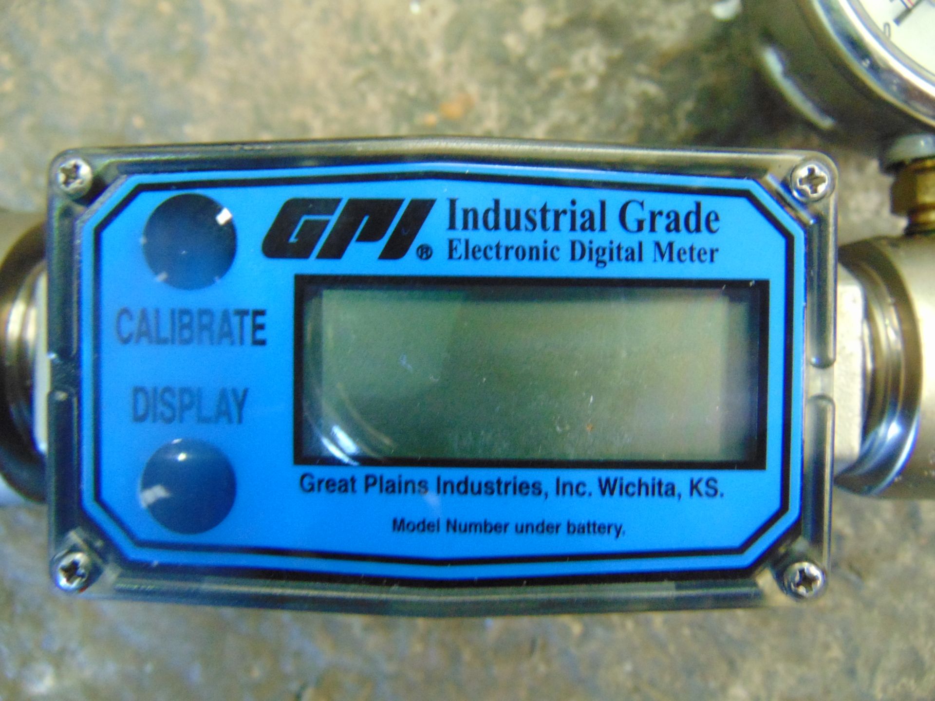 GPI Industrial Grade Electronic Digital Flowmeter - Image 6 of 9