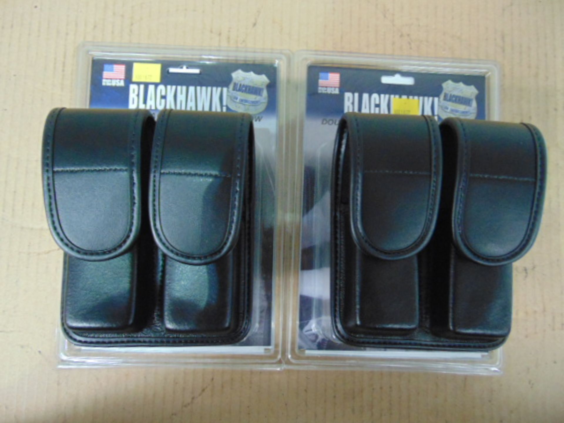 2 x Blackhawk Law Enforcement Double Mag Pouches