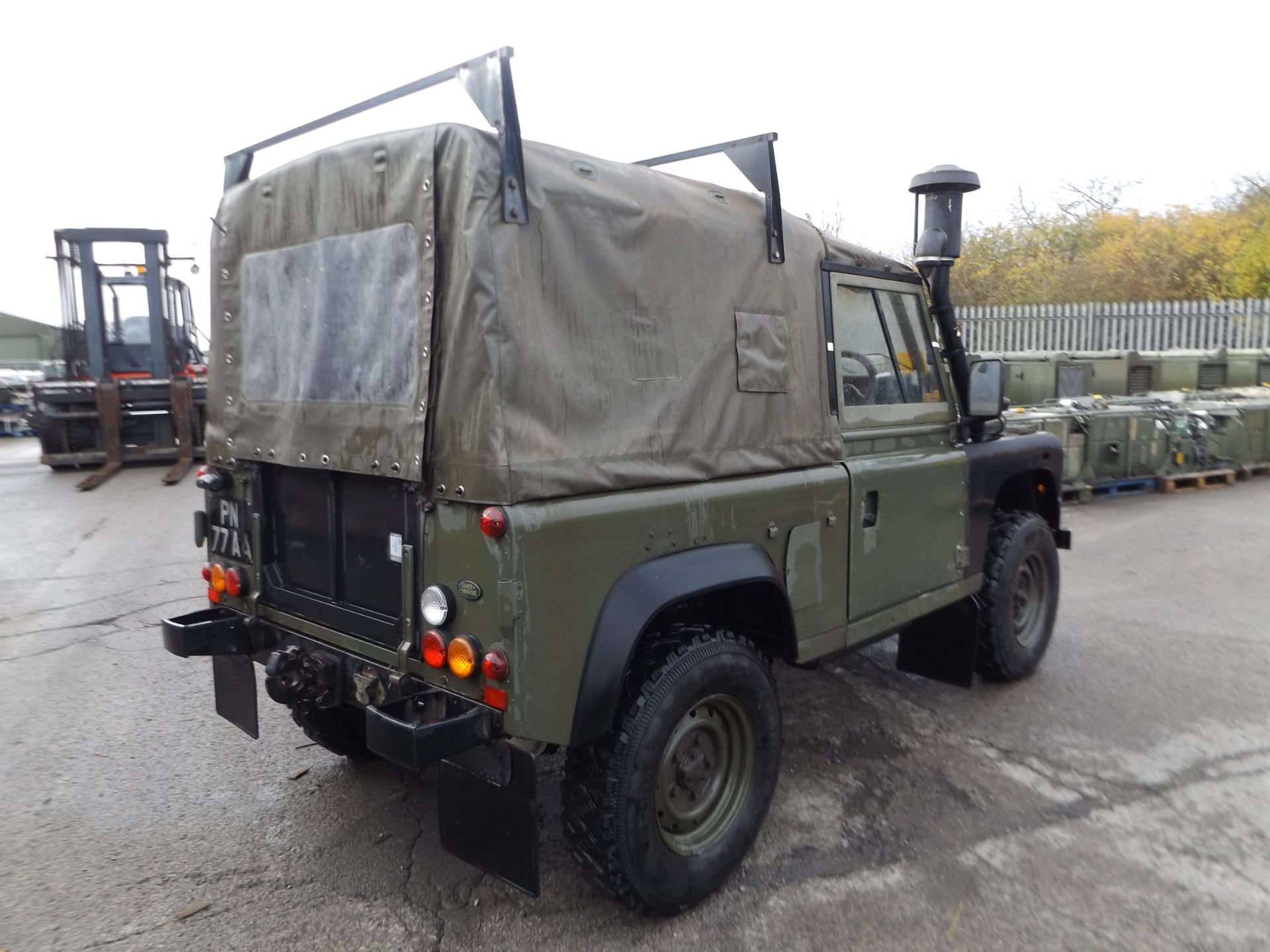 Very Rare Royal Marines Winter/Water Land Rover Wolf 90 Soft Top - Image 8 of 25