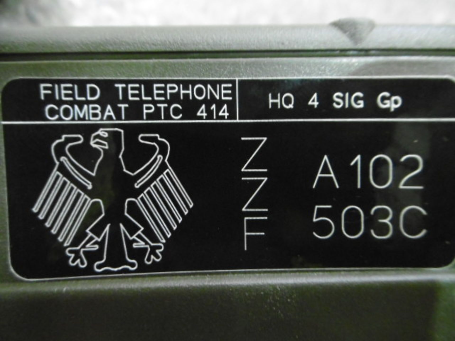 4 x PTC 414 Field Telephones - Bild 6 aus 9