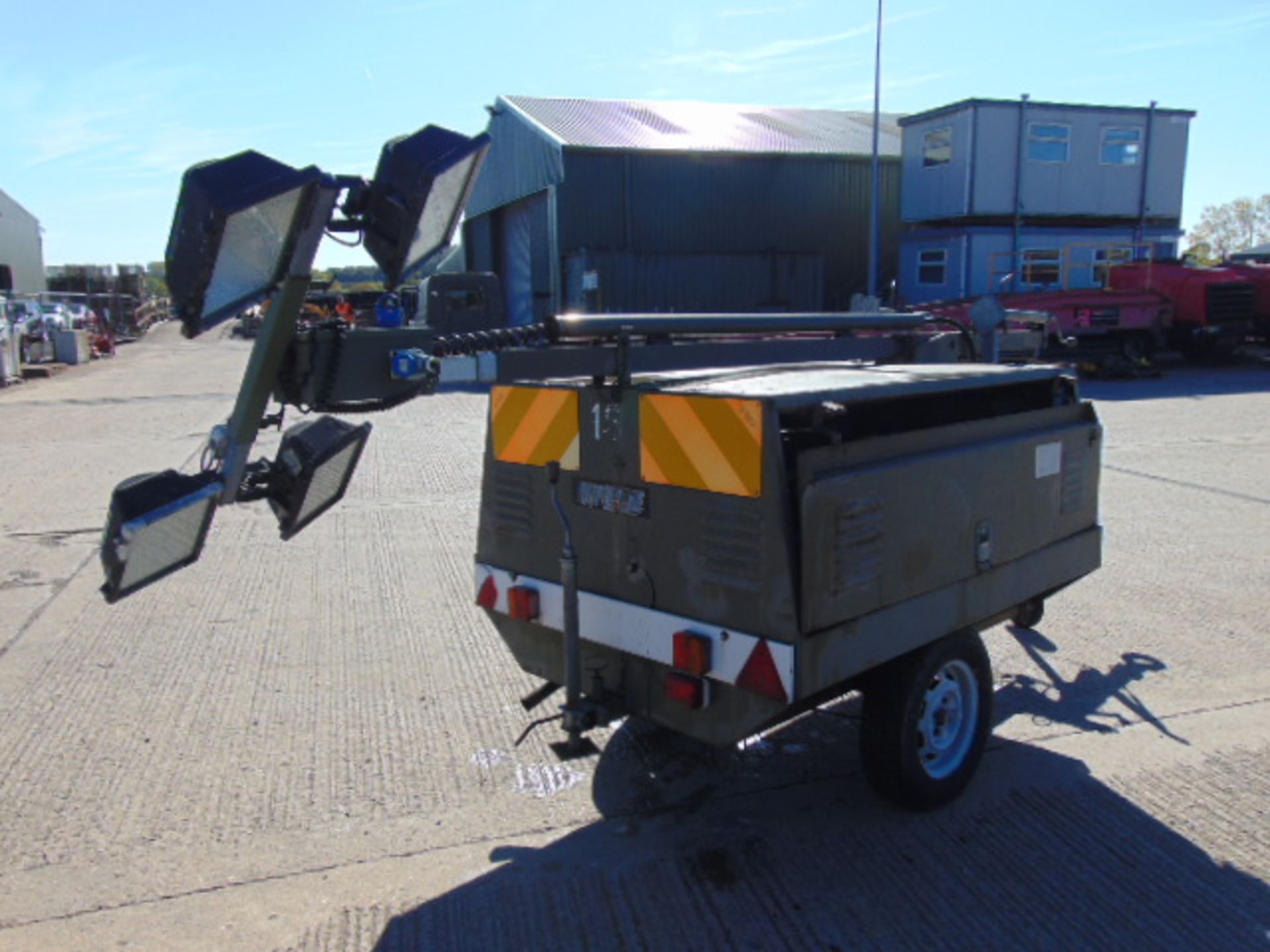 HyLite Lister Petter powered Trailer Mounted Lighting Tower - Image 9 of 23