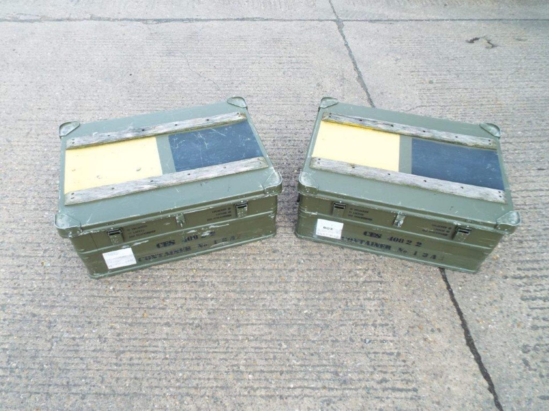 2 x Heavy Duty Zarges Aluminium Cases