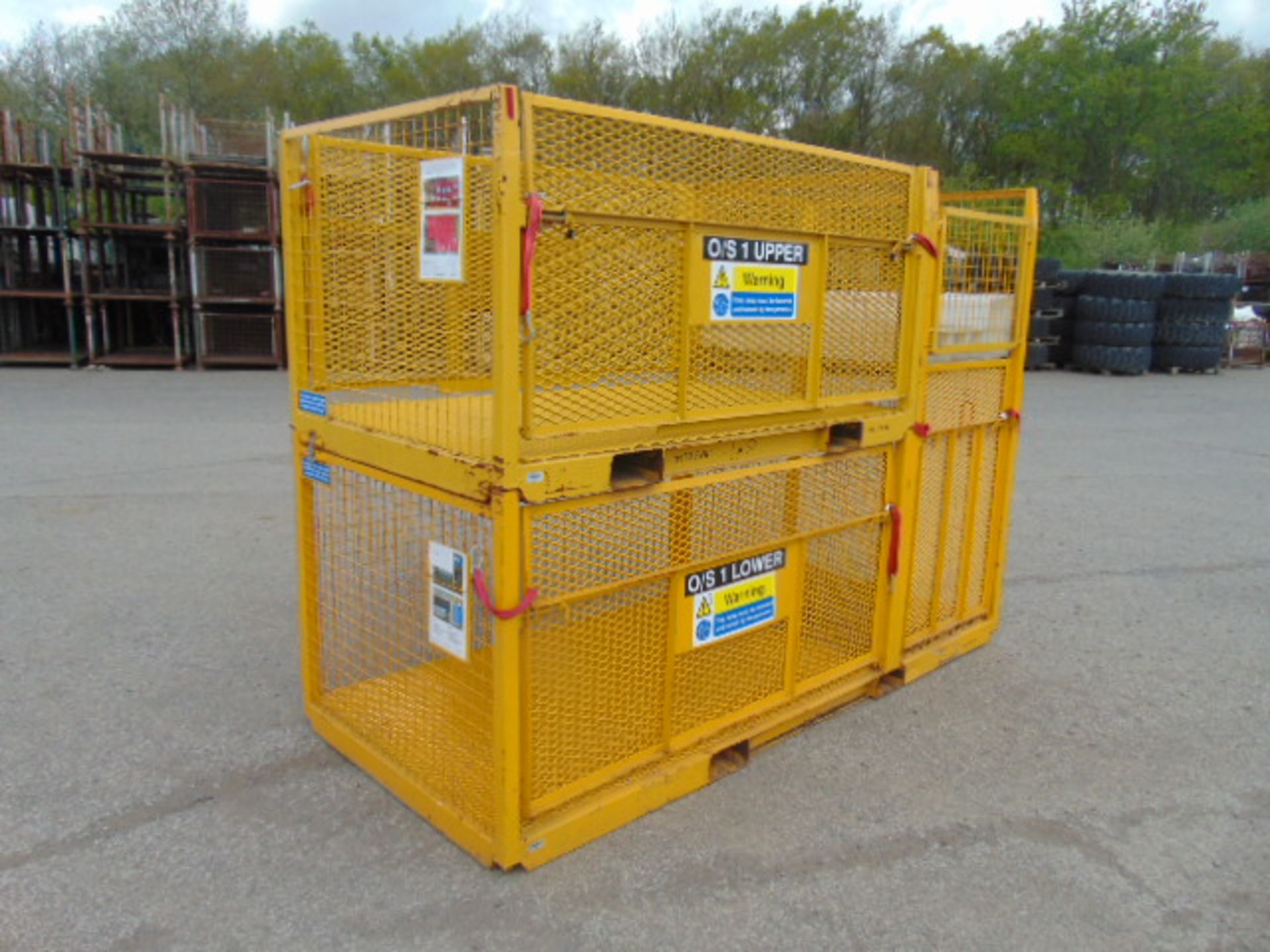 Drop Side Cage Pallet / Triple Stillage Assy