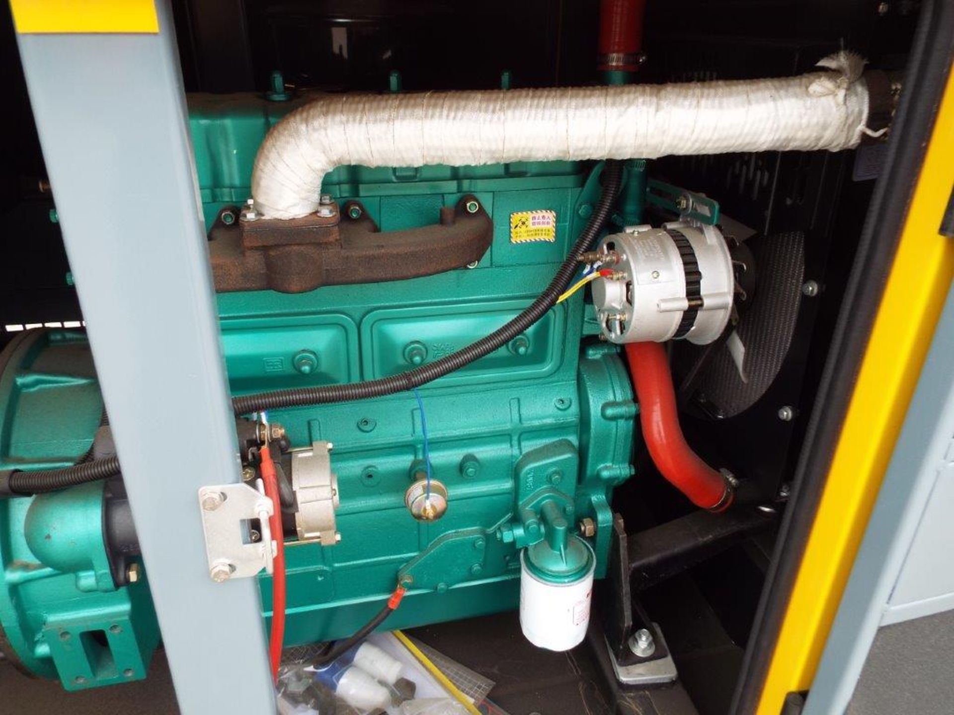 UNISSUED WITH TEST HOURS ONLY 30 KVA 3 Phase Silent Diesel Generator Set - Image 13 of 20