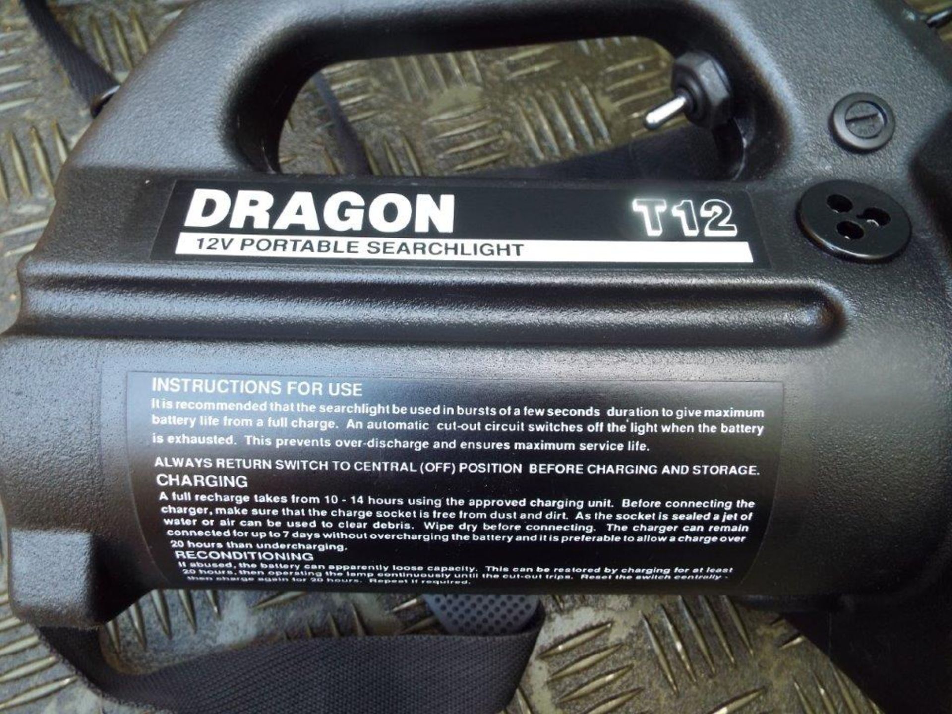 Dragon T12 12V Portable Searchlight - Bild 3 aus 8