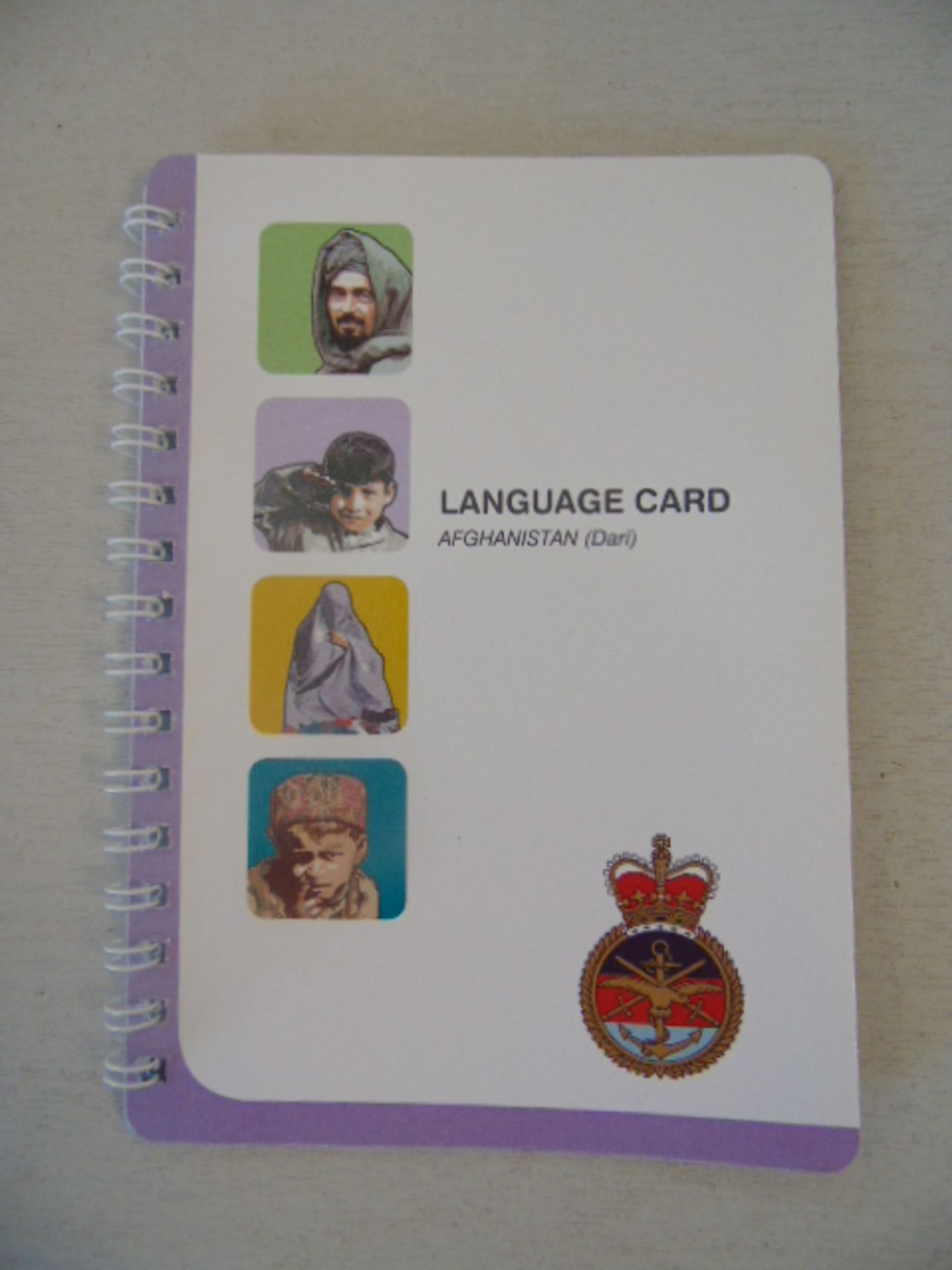 British Army Afghanistan Language Card - Dari - Bild 2 aus 11