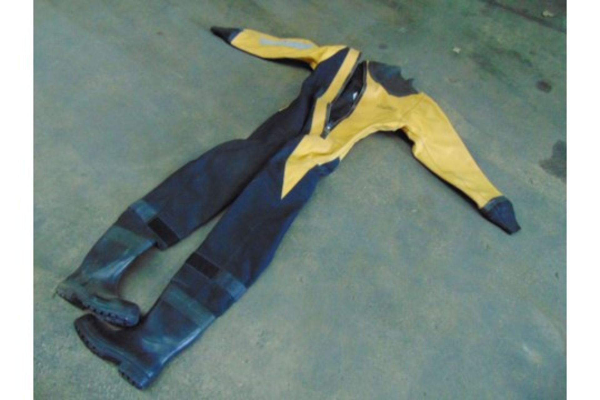Qty Approx 17 x Ex UK Fire and Rescue Service Mixed Size Dry Suits