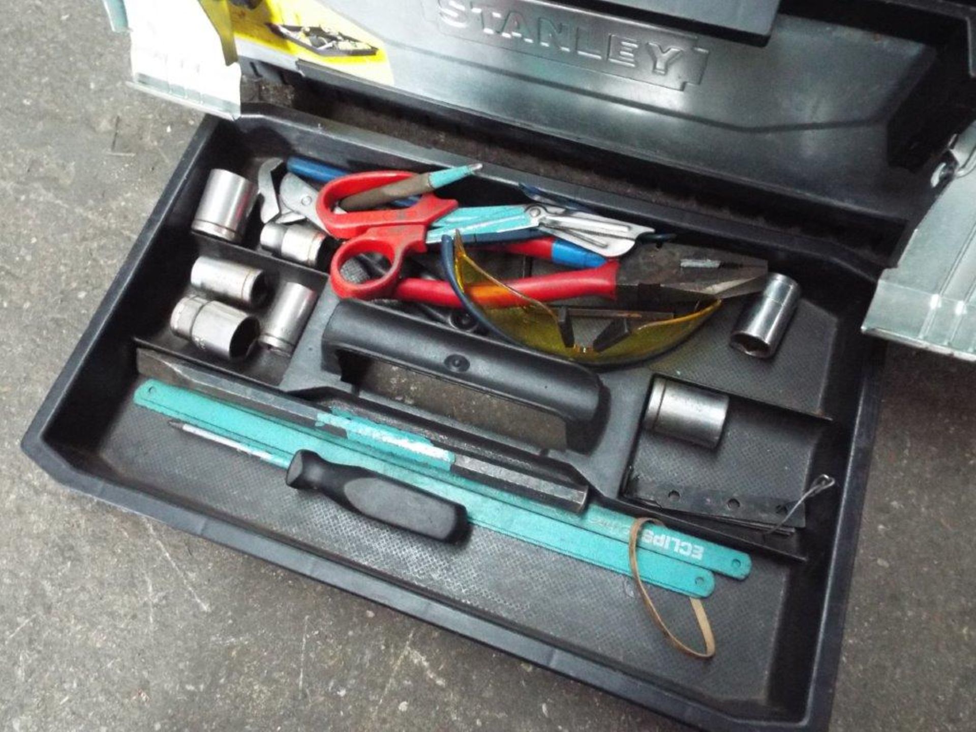Stanley 23" Tool Box Complete with a Selection of Tools - Image 3 of 6