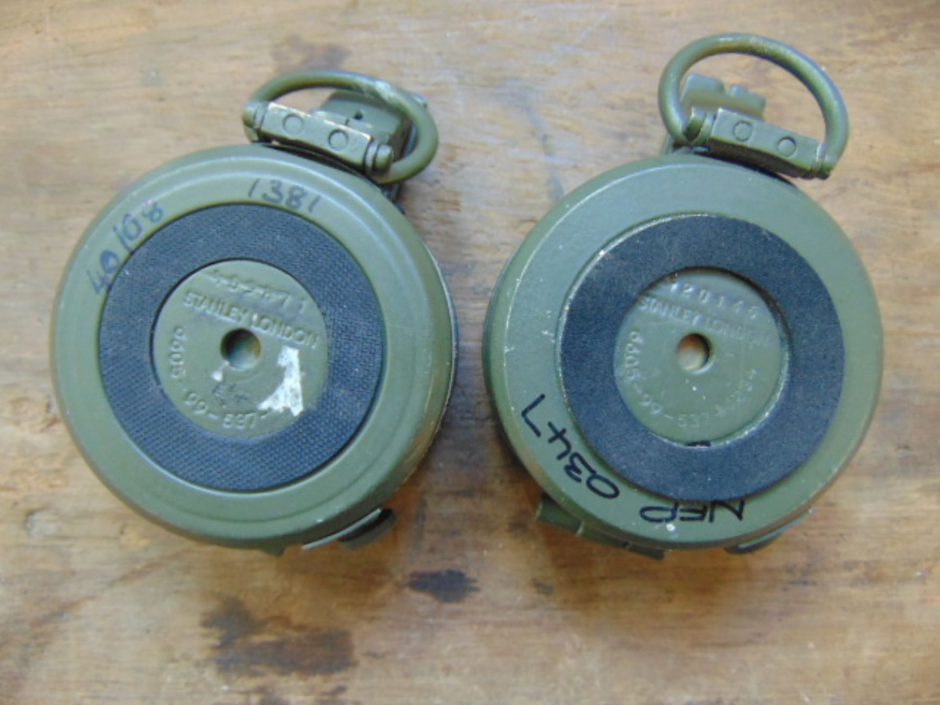 2 x Genuine British Army Stanley Prismatic Marching Compass' - Image 5 of 6