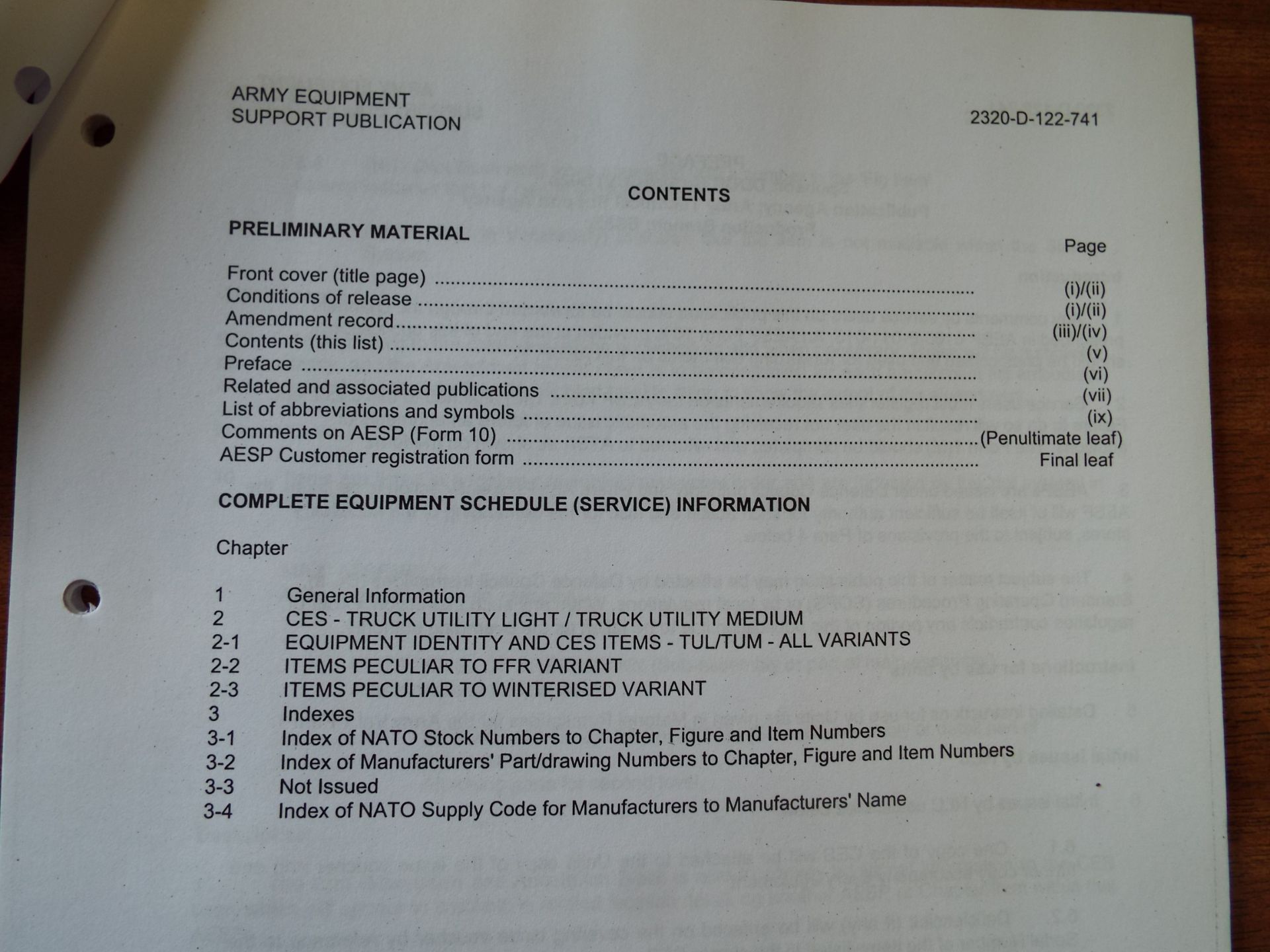 Extremely Rare Military Winterised Land Rover 90/110 Operating Manual - Image 3 of 6