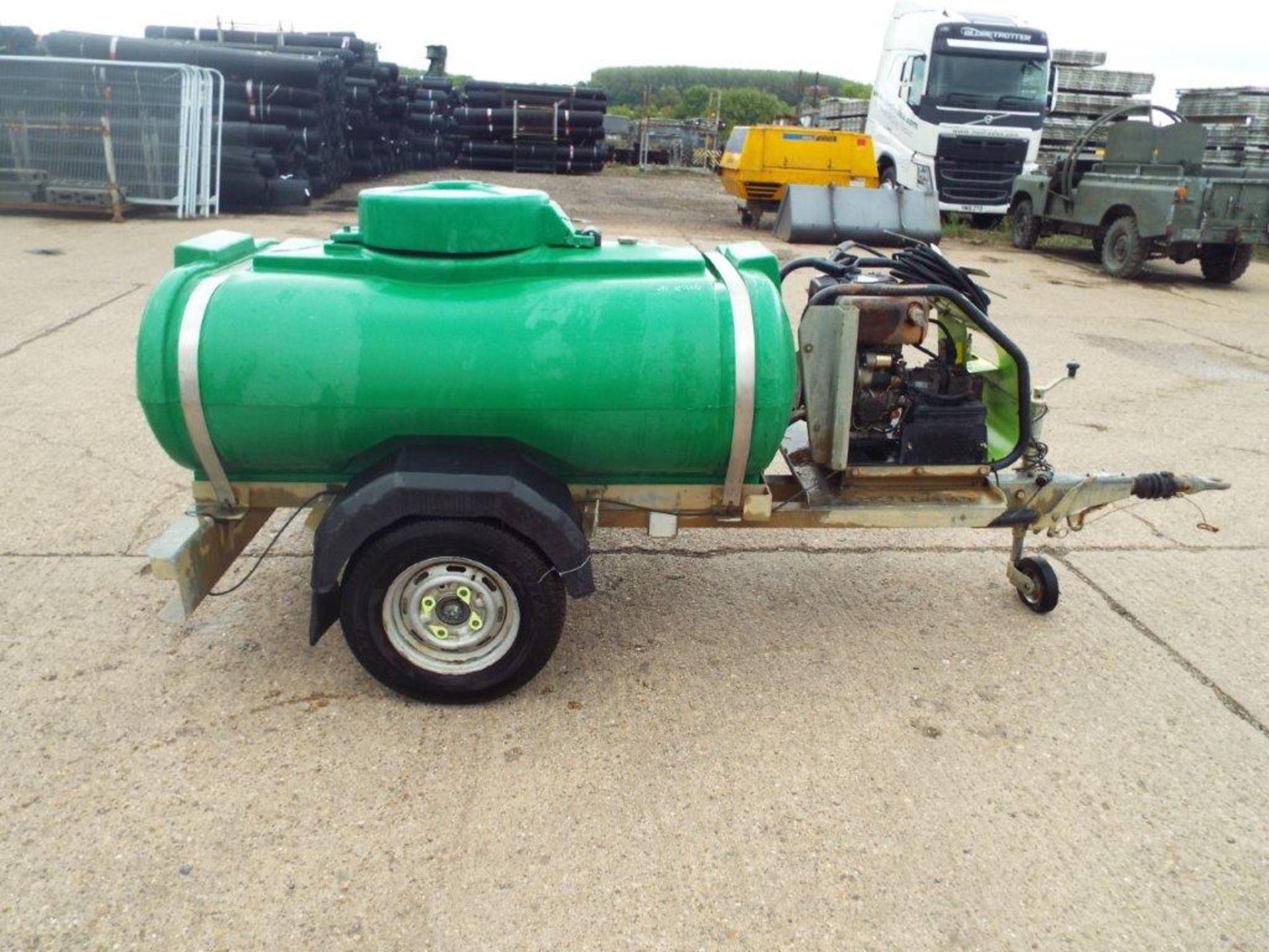 Brendon Trailer Mounted Pressure Washer with 1000 litre Water Tank and Yanmar Diesel Engine - Image 8 of 18