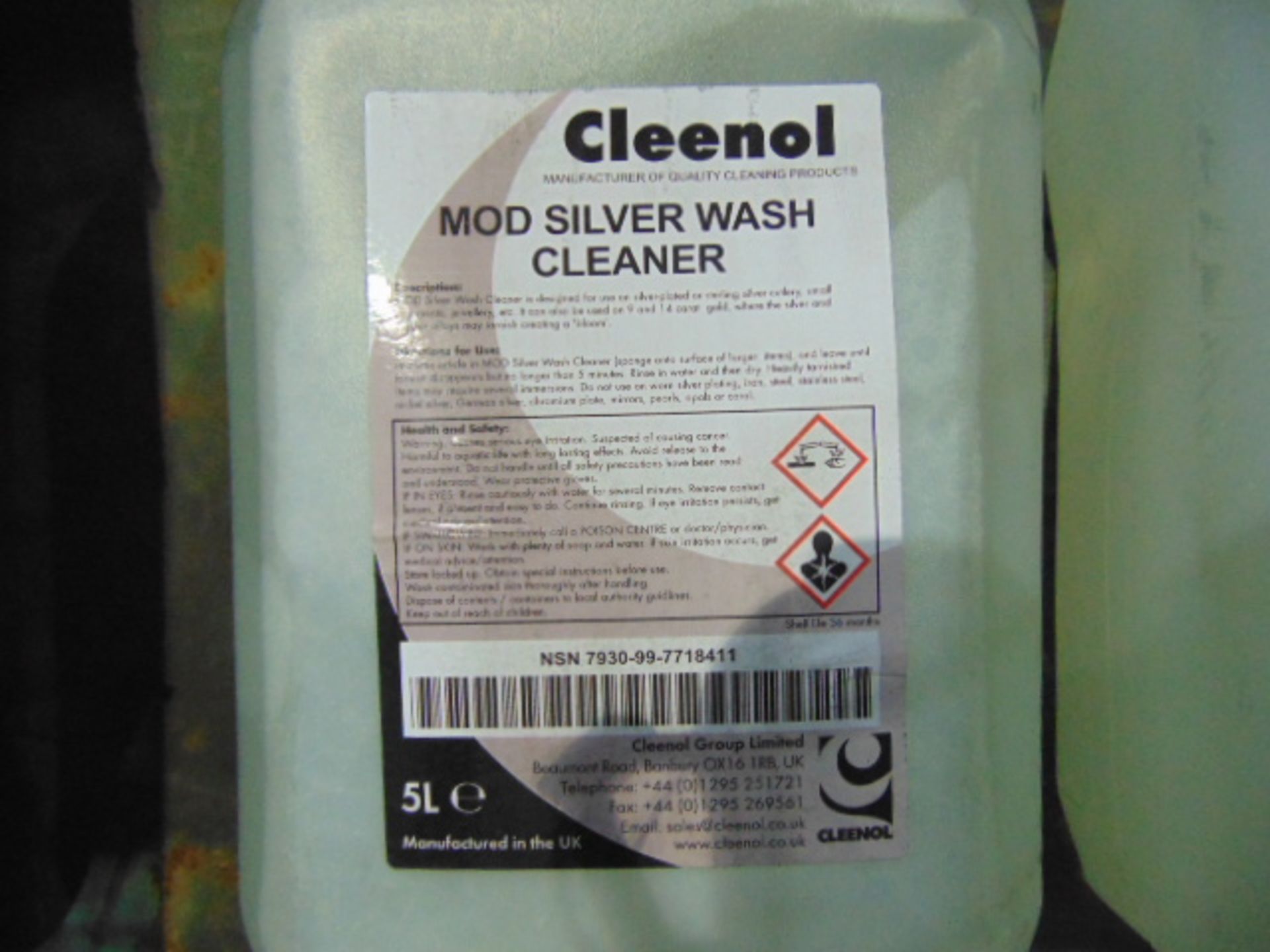 Cleaning Solutions 2 x 5L Cleenol Silver Wash cleaner & 1 x 25L Safe4 Apple Disinfectant - Bild 4 aus 5