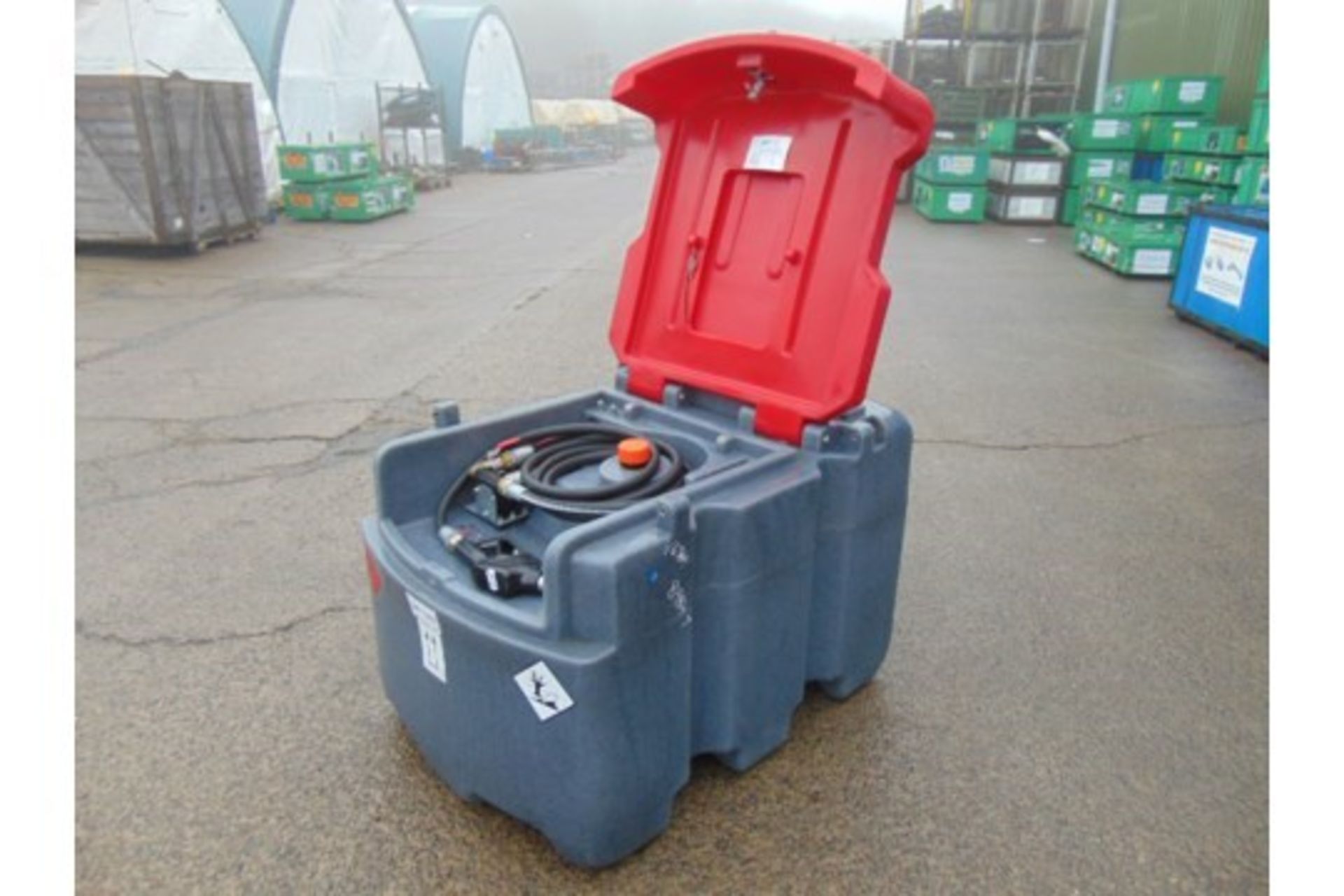 JFC 425L Mobile Diesel Tank C/W 12v Fuel Pump, Nozzle, 4m Hose etc