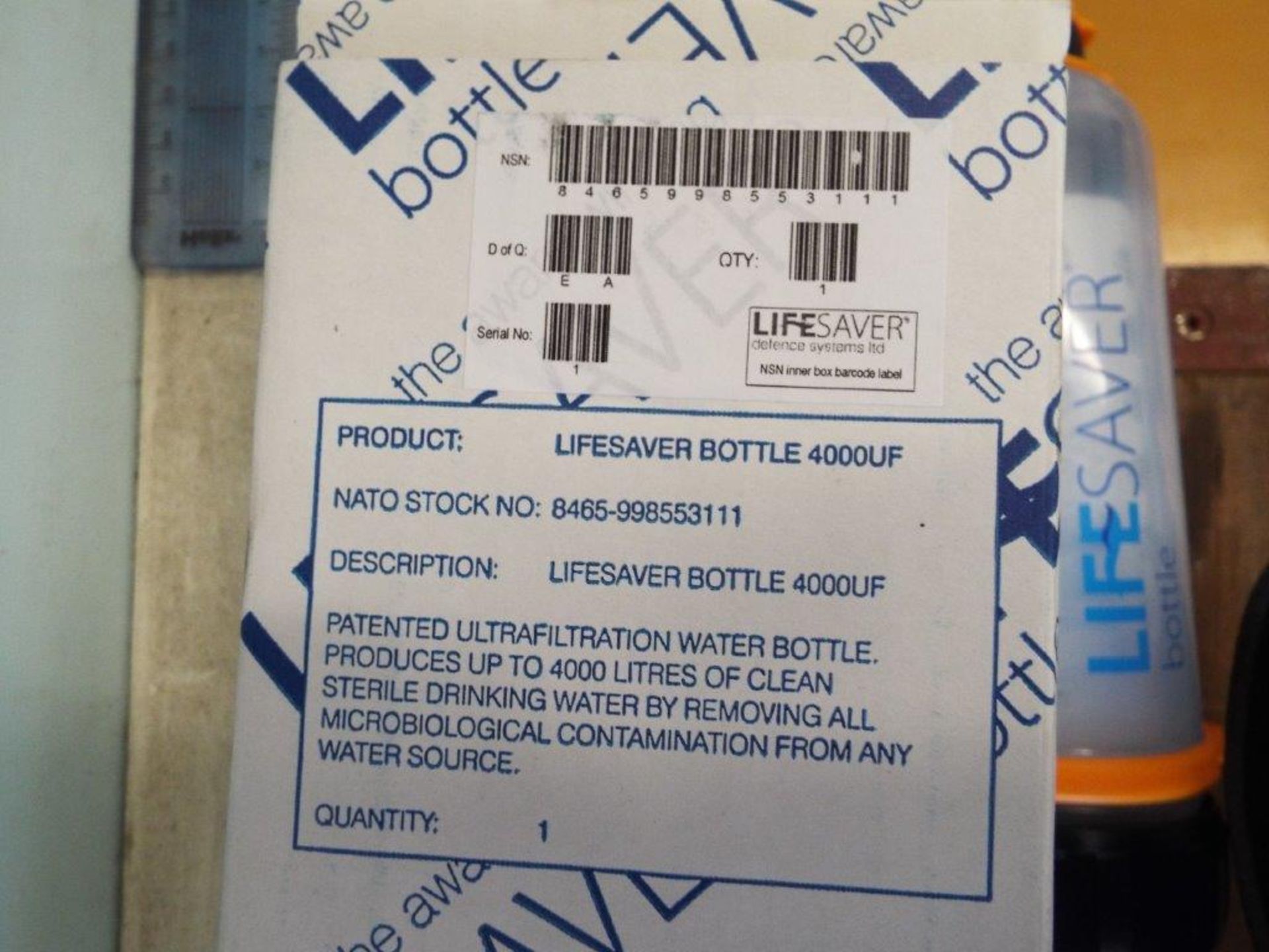 10 x LifeSaver 4000UF Ultrafiltration Water Bottles - Bild 6 aus 8